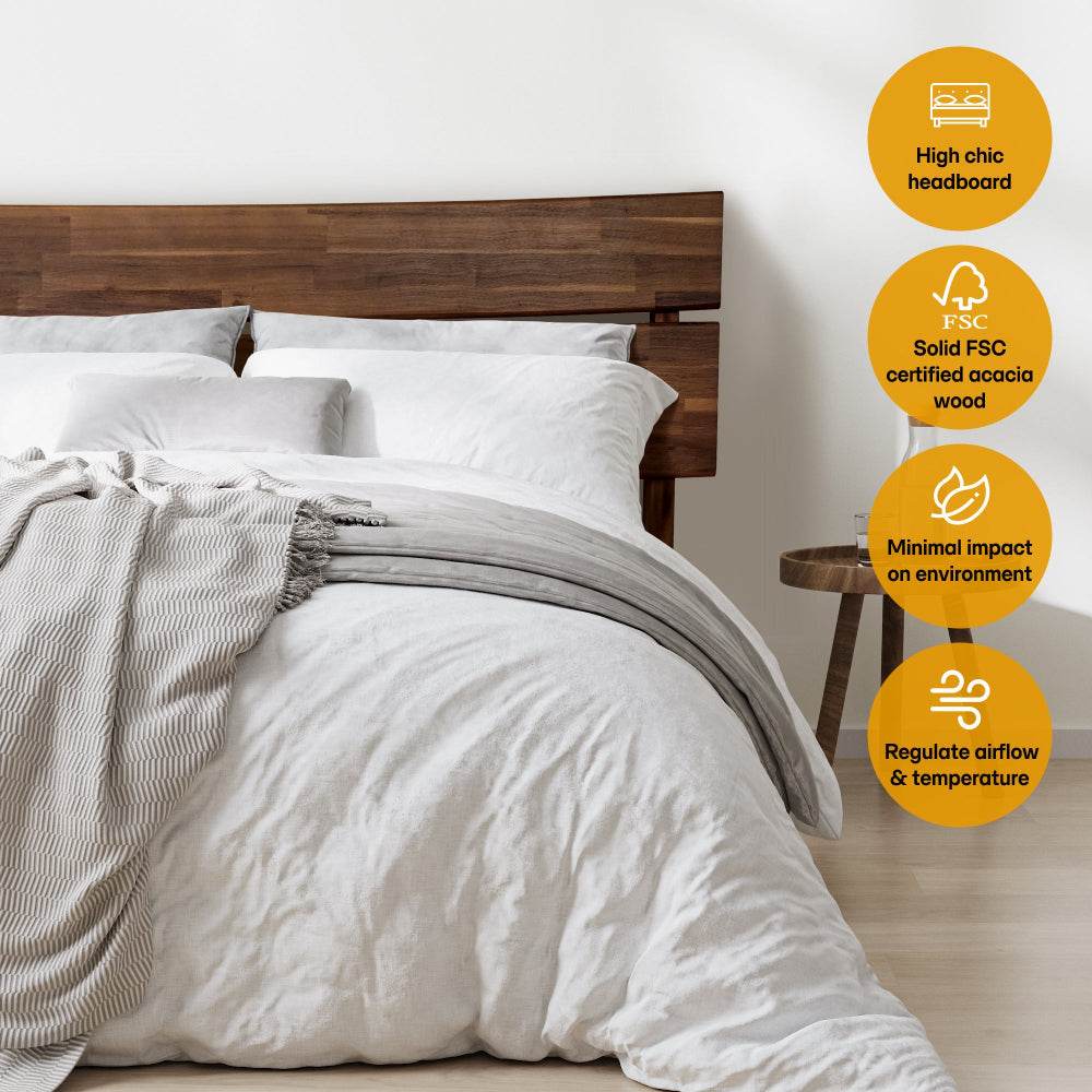 Aurora Deluxe Wood Platform Bed Frame - Image 5