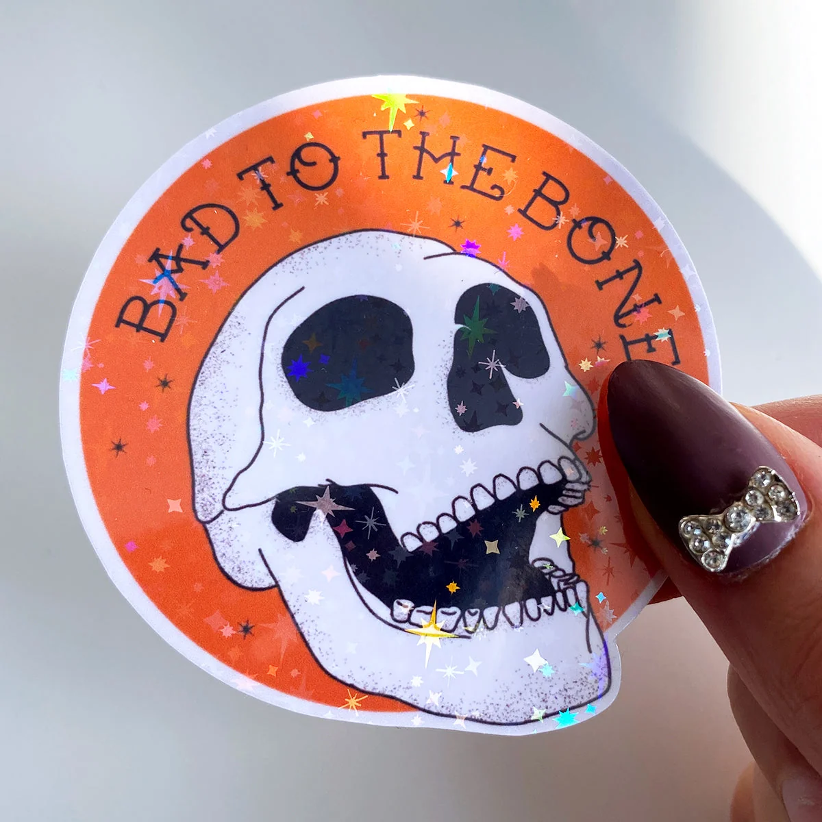 Bad to the Bone Sticker - Image 2