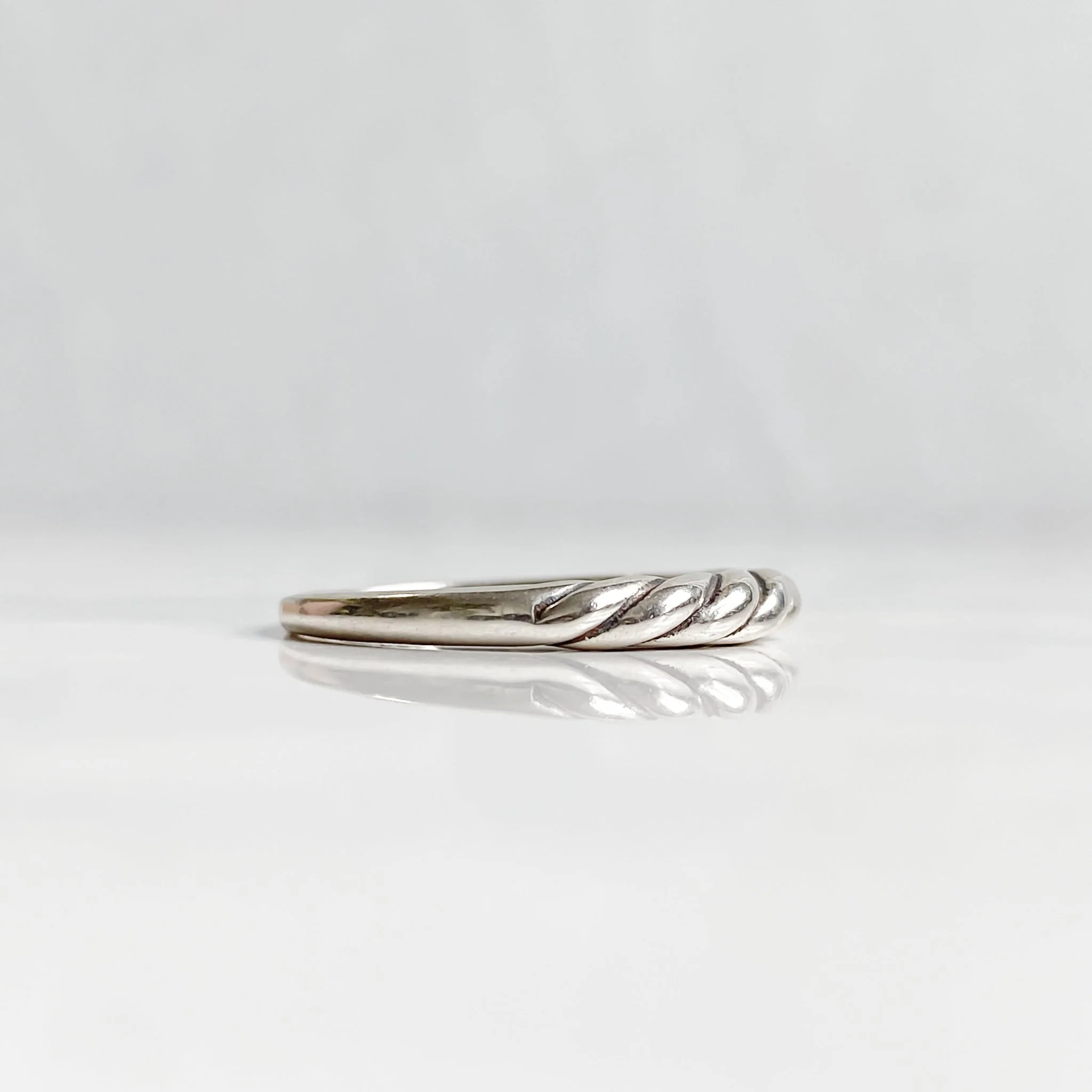 Bague torsadée en argent sterling 925 | SYLVA - Image 4