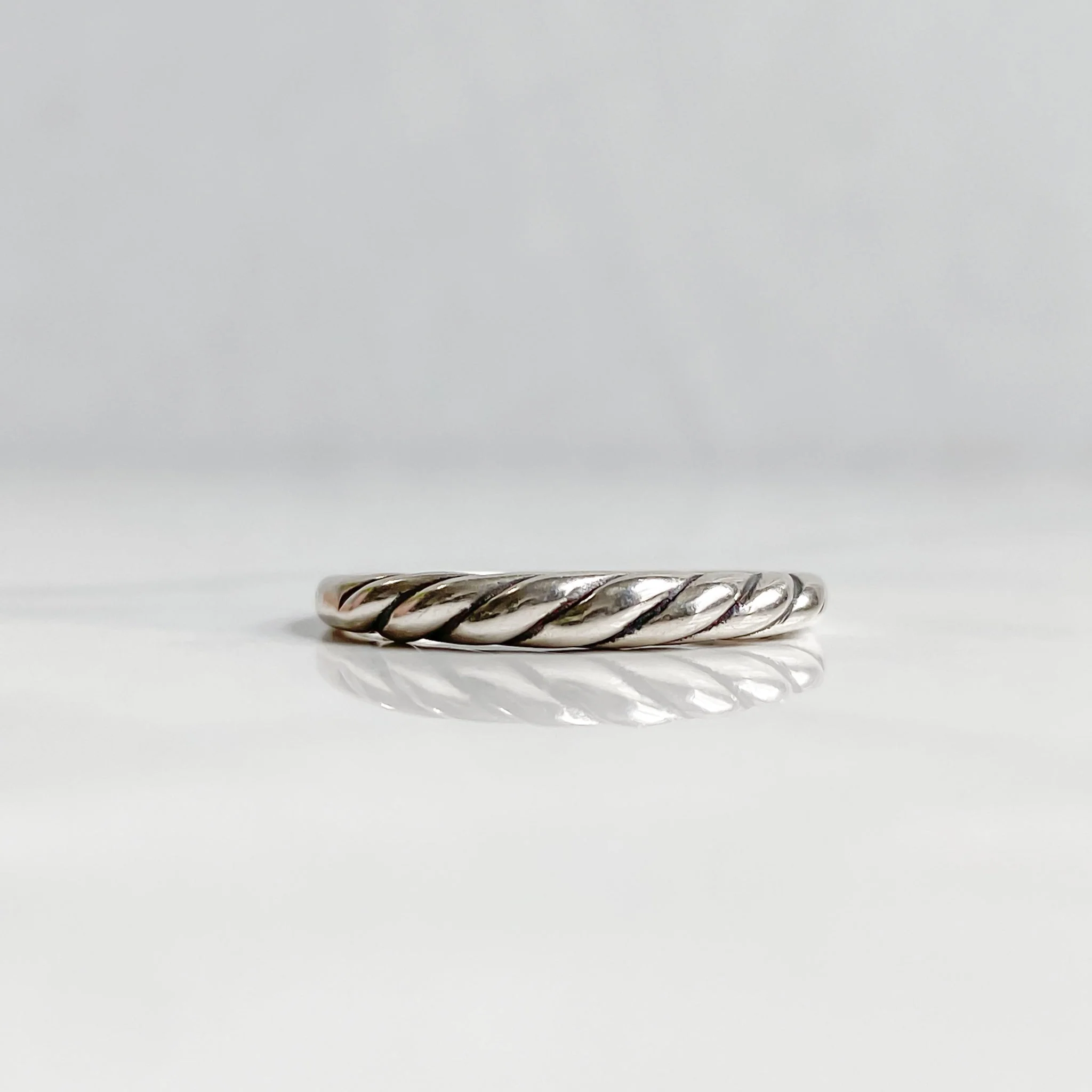 Bague torsadée en argent sterling 925 | SYLVA - Image 7