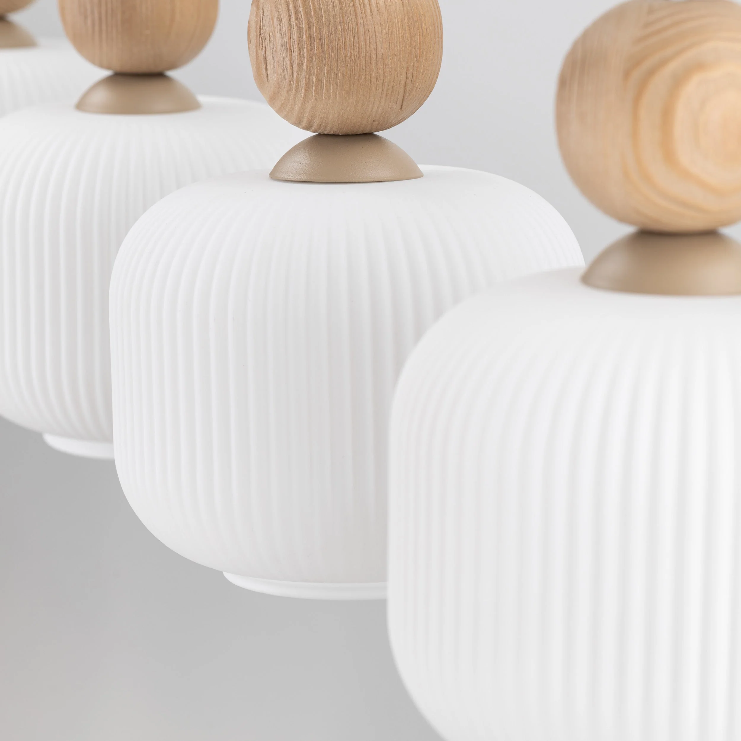 BALLO Scandinavian Glass Pendant Light for Kitchen Island, Dining Table & Modern Interiors - Image 5