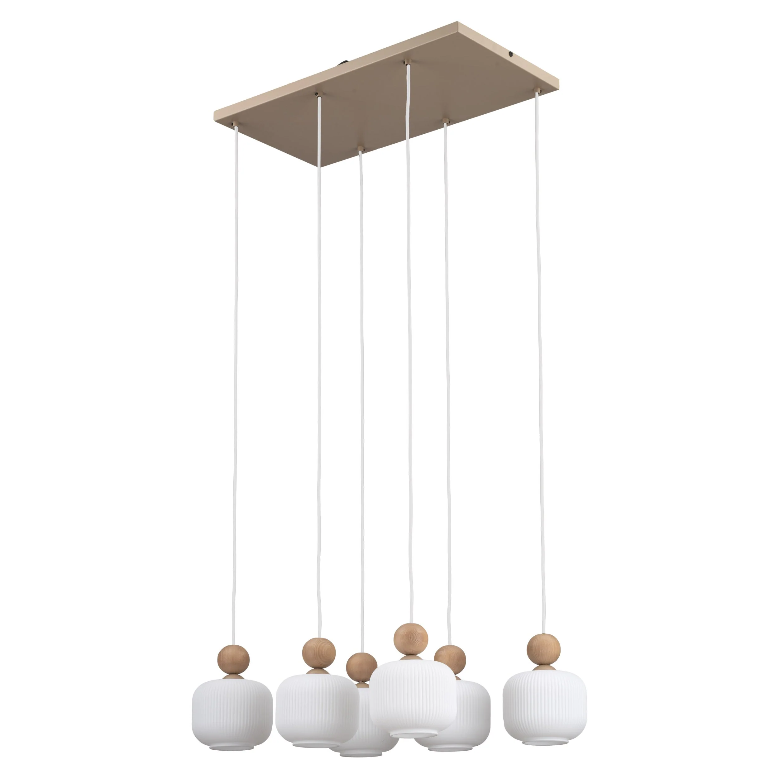 Ballo 6-Light Scandinavian Pendant Light for Dining Table & Kitchen Island - Image 2