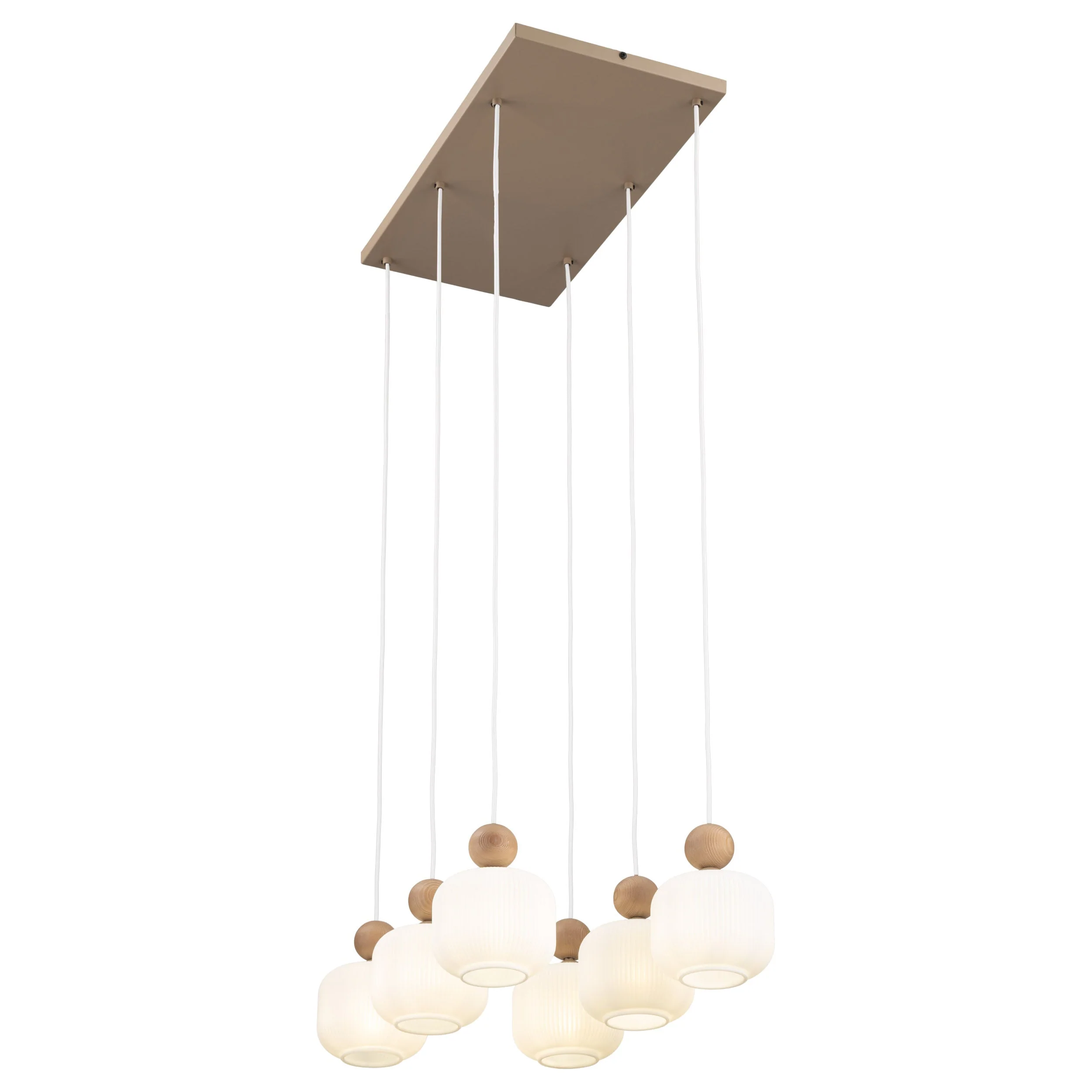 Ballo 6-Light Scandinavian Pendant Light for Dining Table & Kitchen Island - Image 3