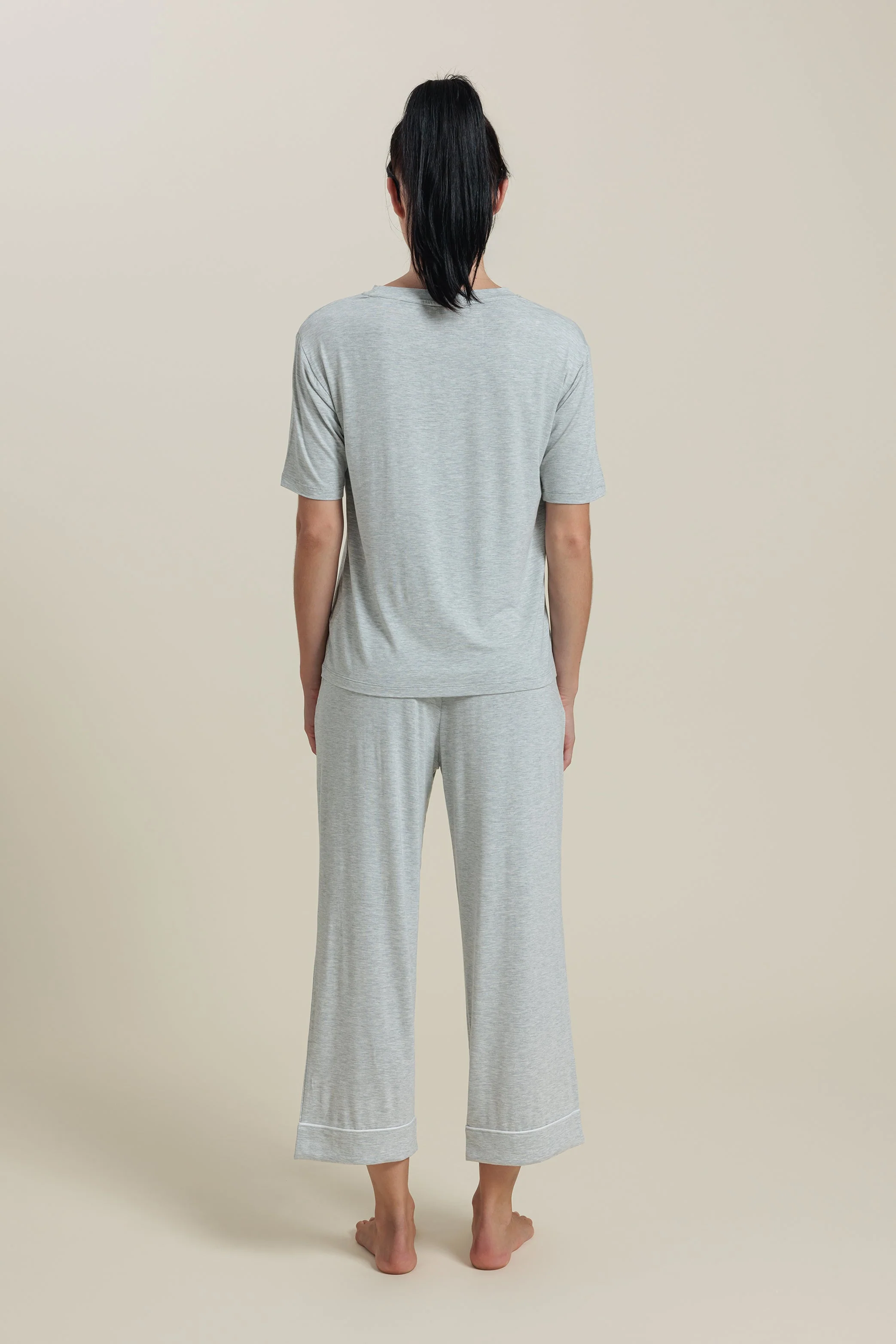 Bamboo Pajama Cropped Pants - Image 15