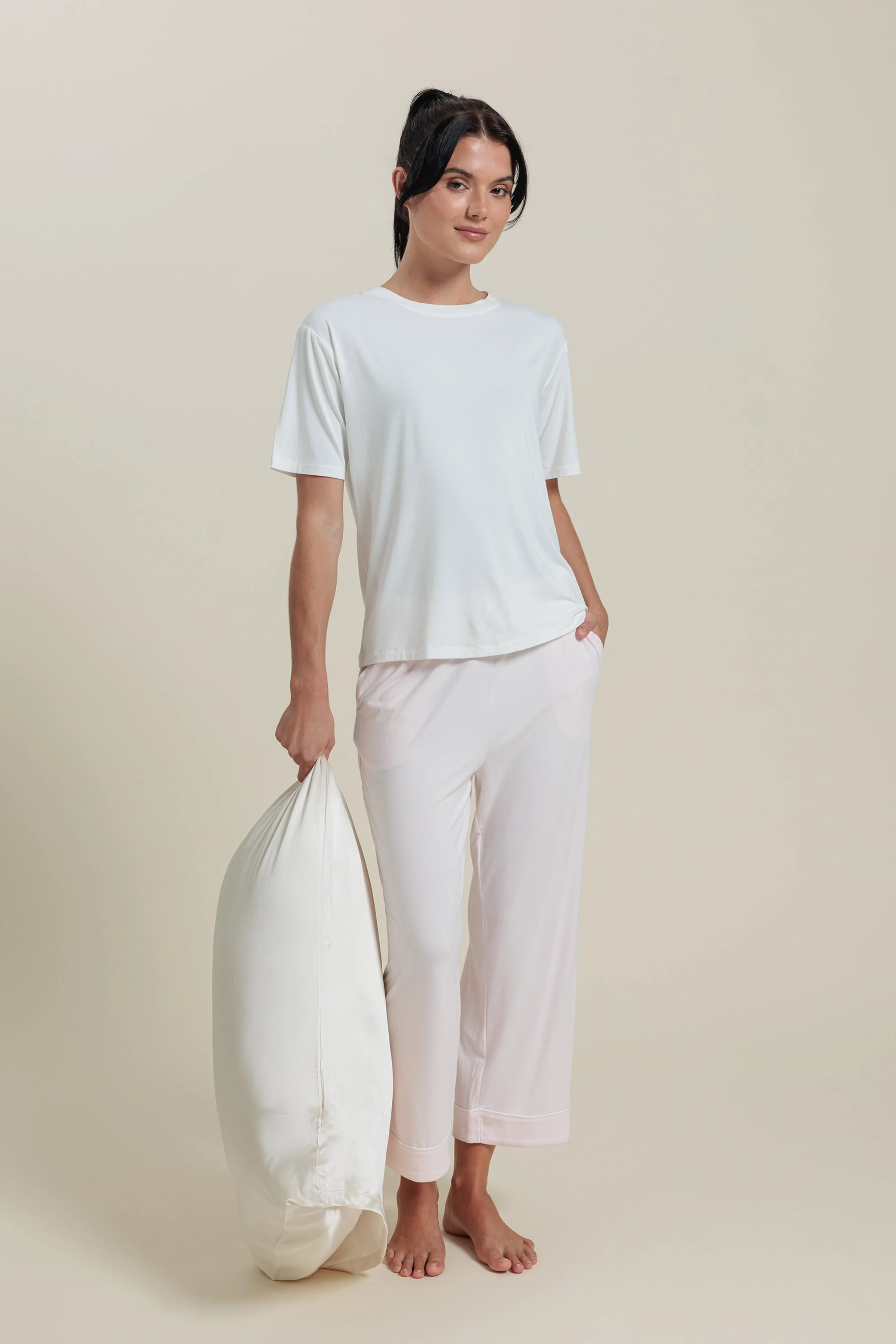 Bamboo Pajama Cropped Pants - Image 4