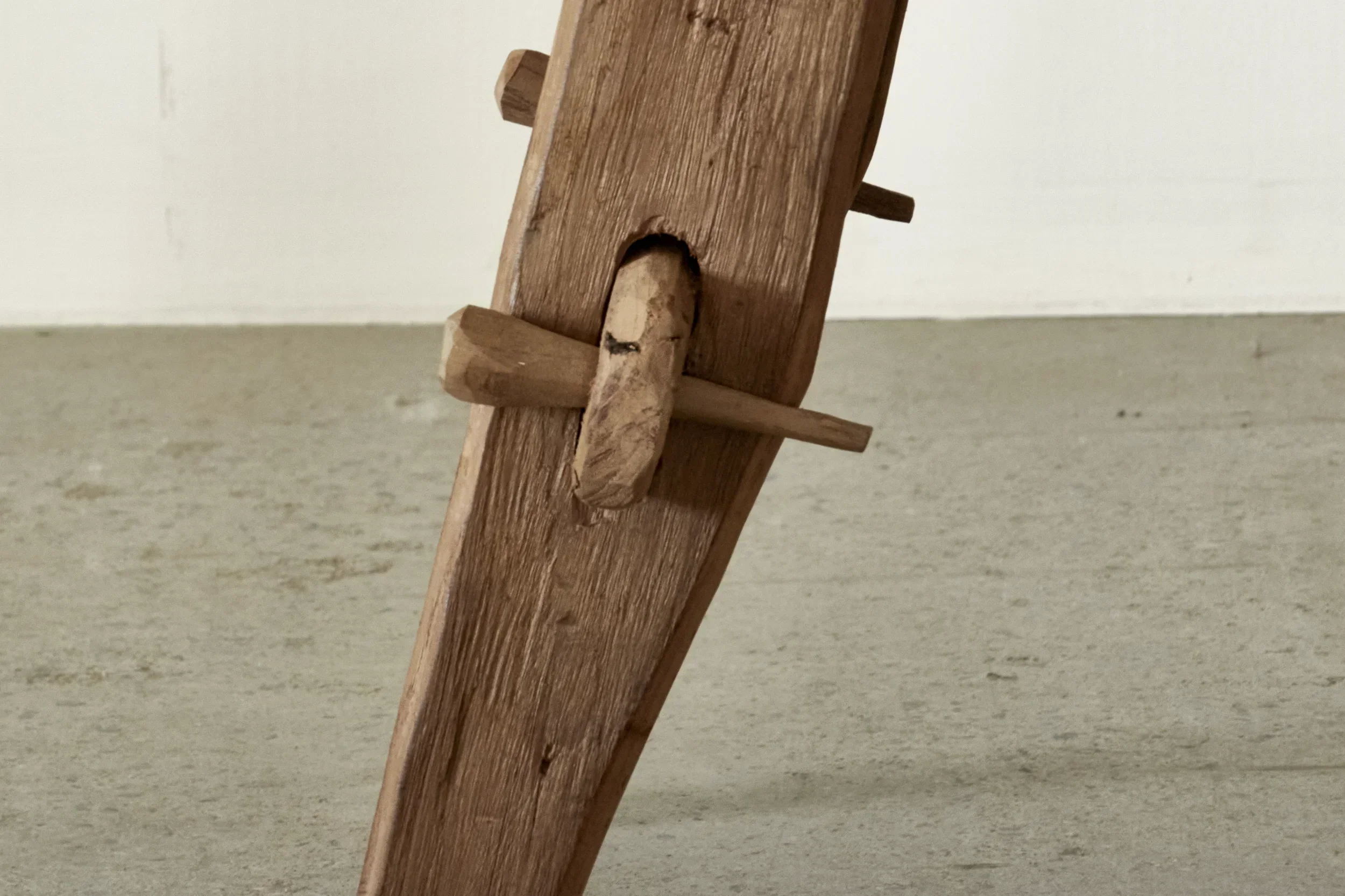 Banc Rembrandt en teck ancien - Image 2