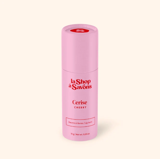 Baume à lèvres végane - Cerise