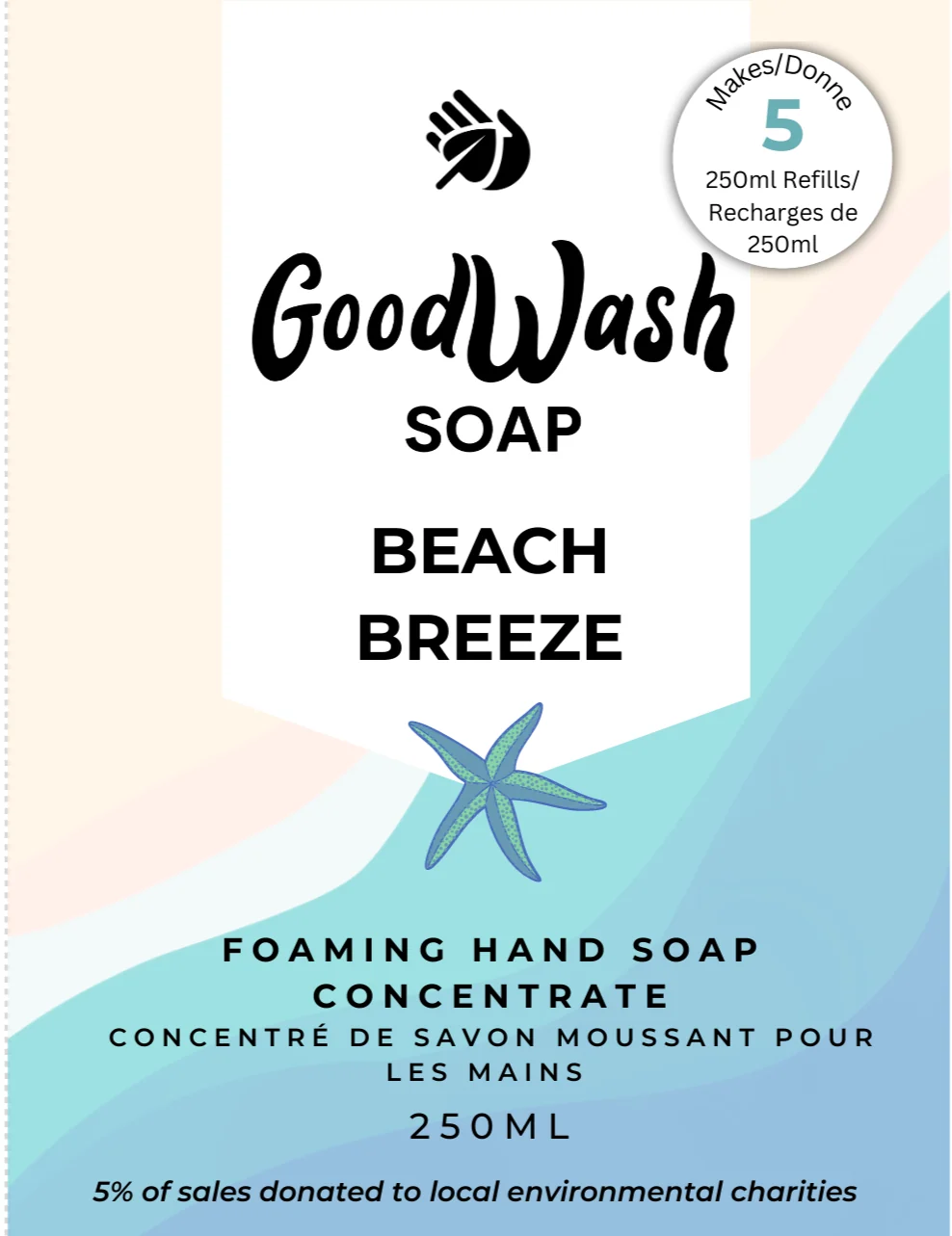 Beach Breeze Foaming Hand Soap Refill Concentrate - Image 5