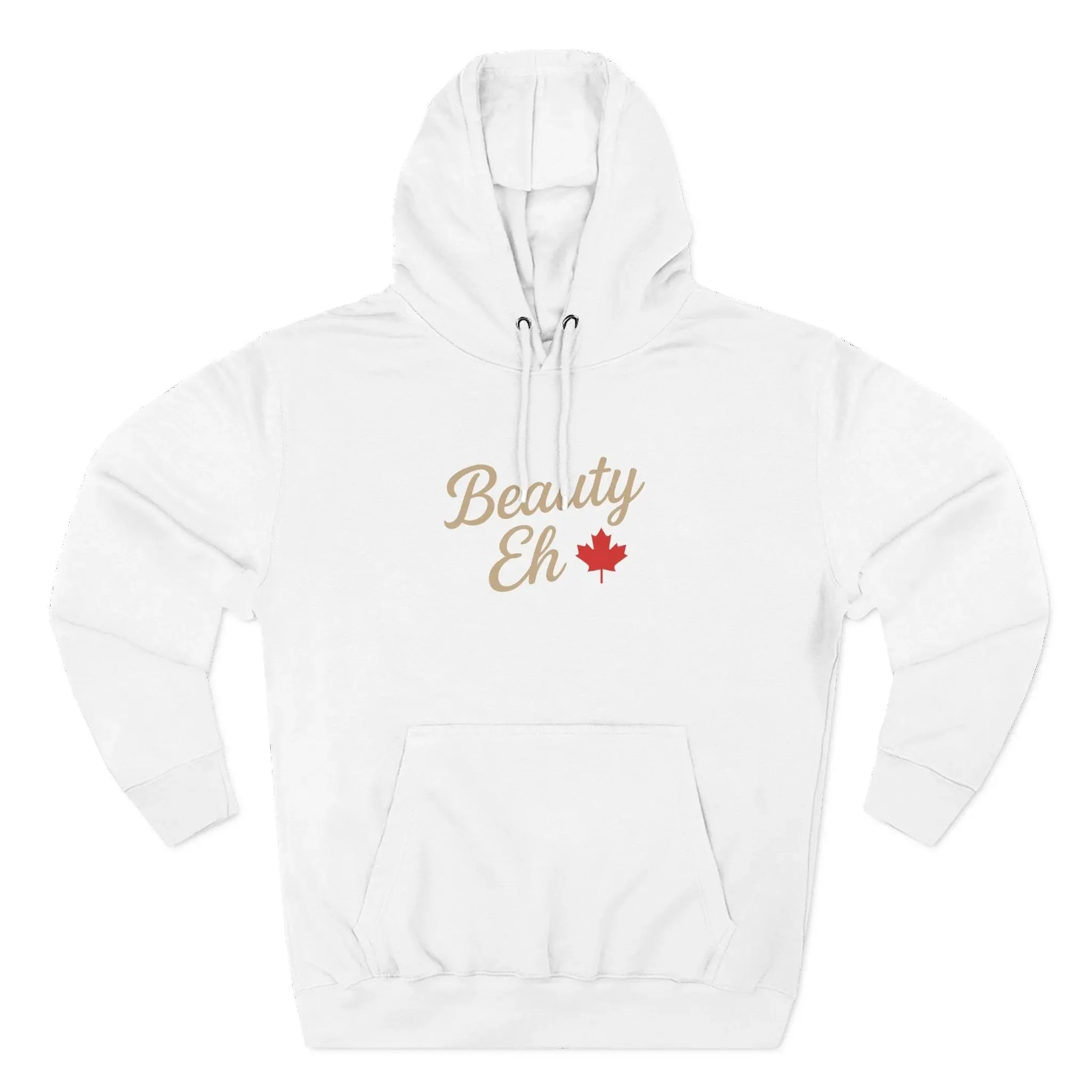 Beauty Eh Canadian Hoodie - Maple Leaf Pride Pullover Sweatshirt - Womens Canada Day Apparel - Cozy Fleece Lined Hooded Sweatshirt - Image 2