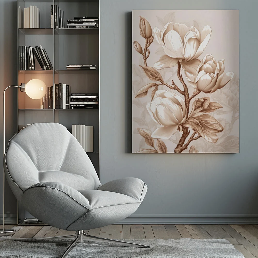 Beige Flowers 2 - Image 10