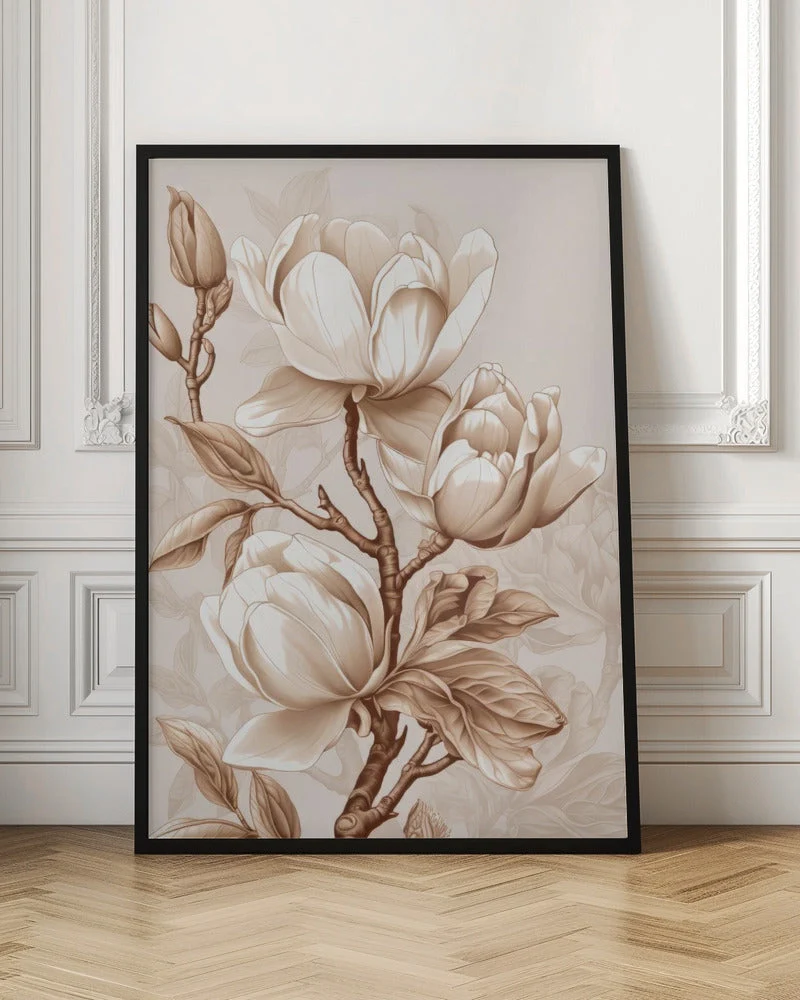Beige Flowers 2 - Image 4