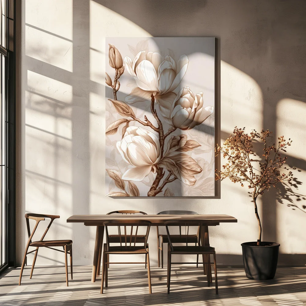 Beige Flowers 2 - Image 5