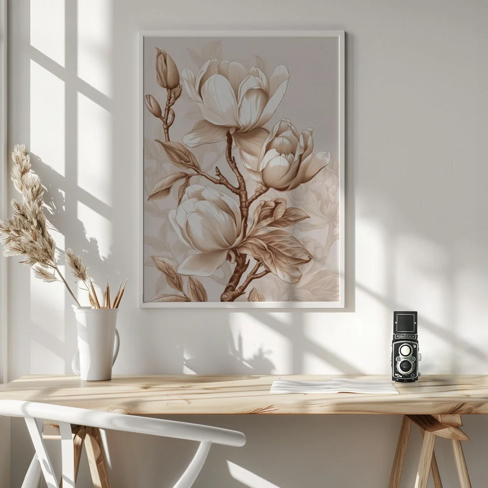 Beige Flowers 2 - Image 6