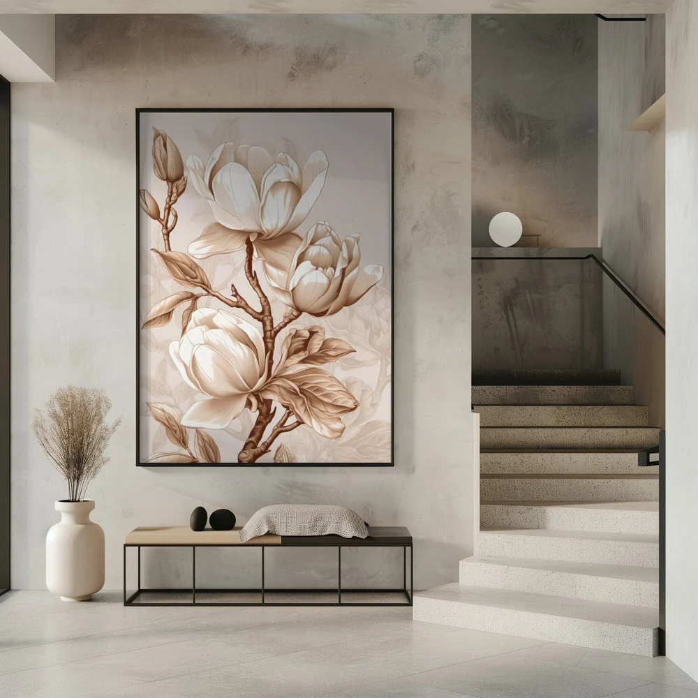 Beige Flowers 2 - Image 7