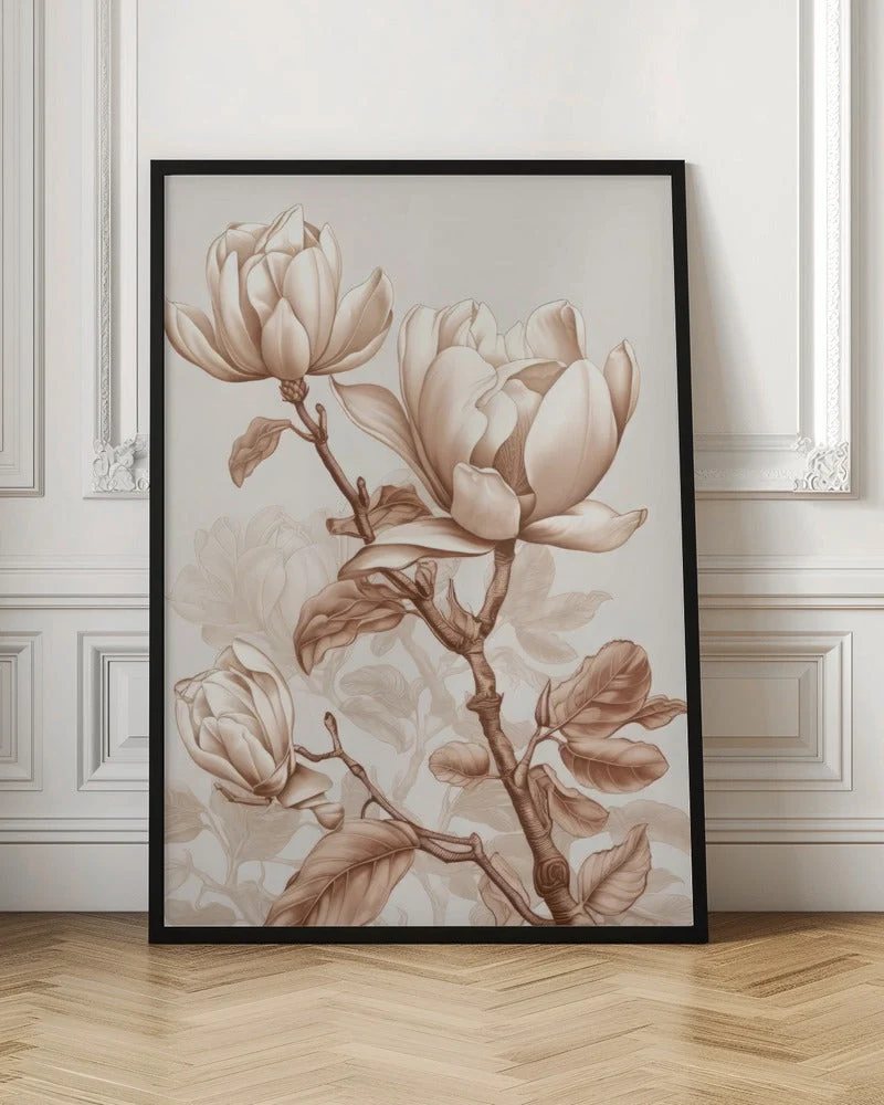 Beige Flowers 3 - Image 4