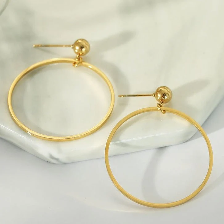 BELLA Hoop Earrings (Available in 3 Sizes) - Image 10