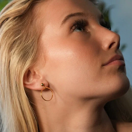 BELLA Hoop Earrings (Available in 3 Sizes) - Image 4
