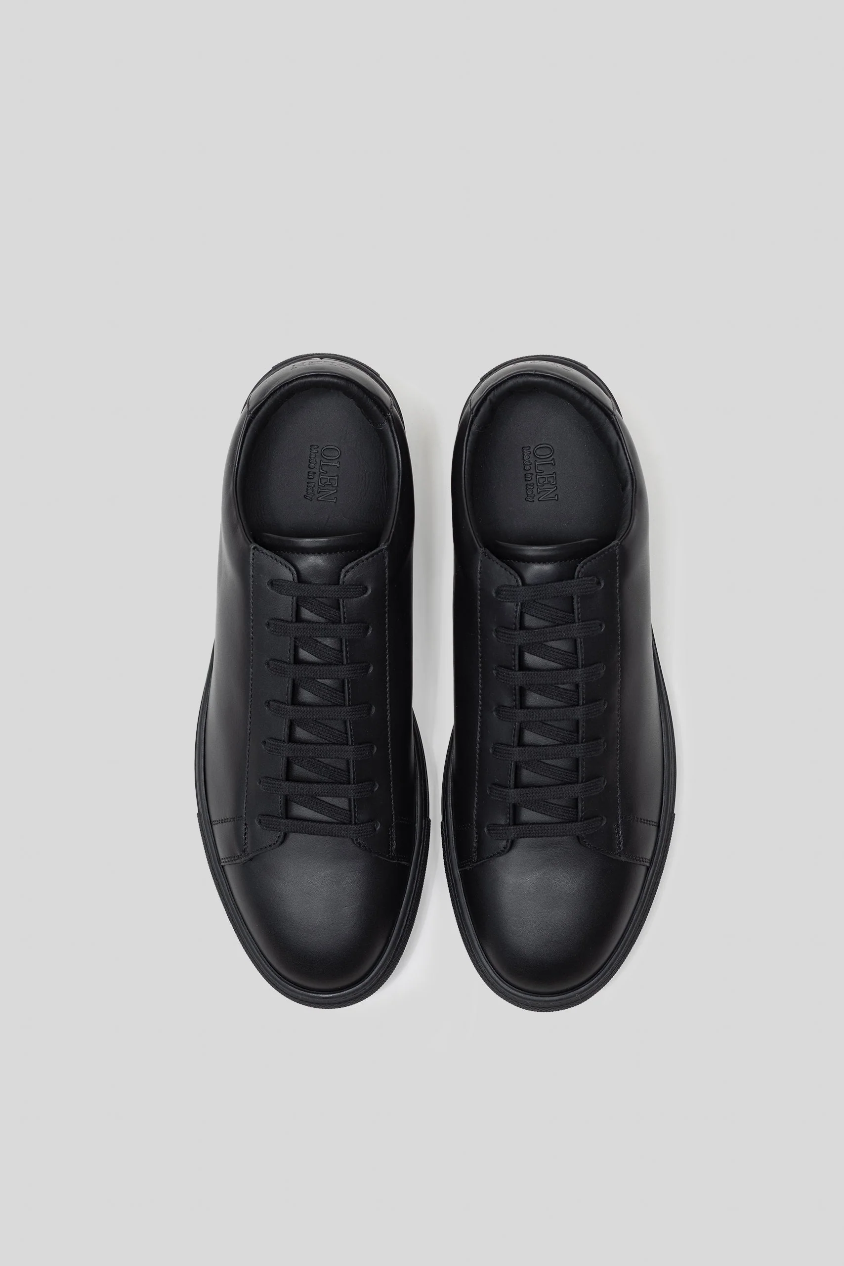Black Calfskin Città Sneaker - Image 6