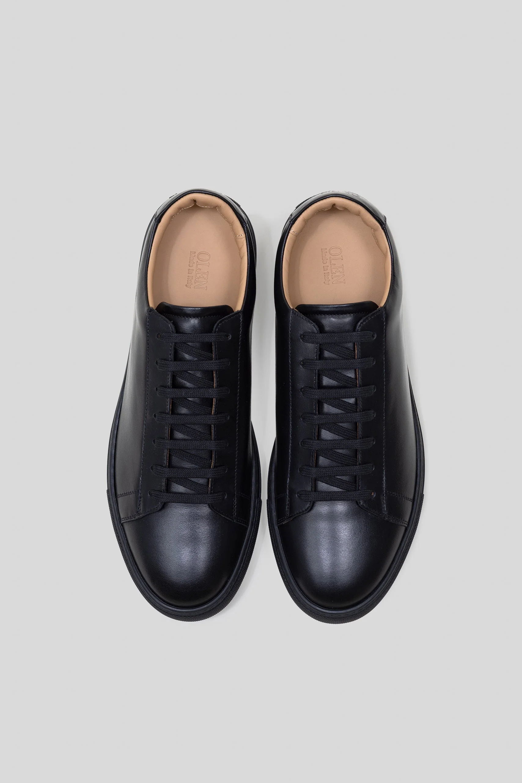 Black Calfskin Città Sneaker - Image 6