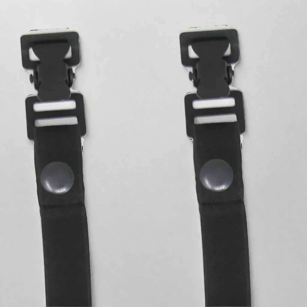 Black Snap Motorcycle Riding Pant Tie Down - Image 2