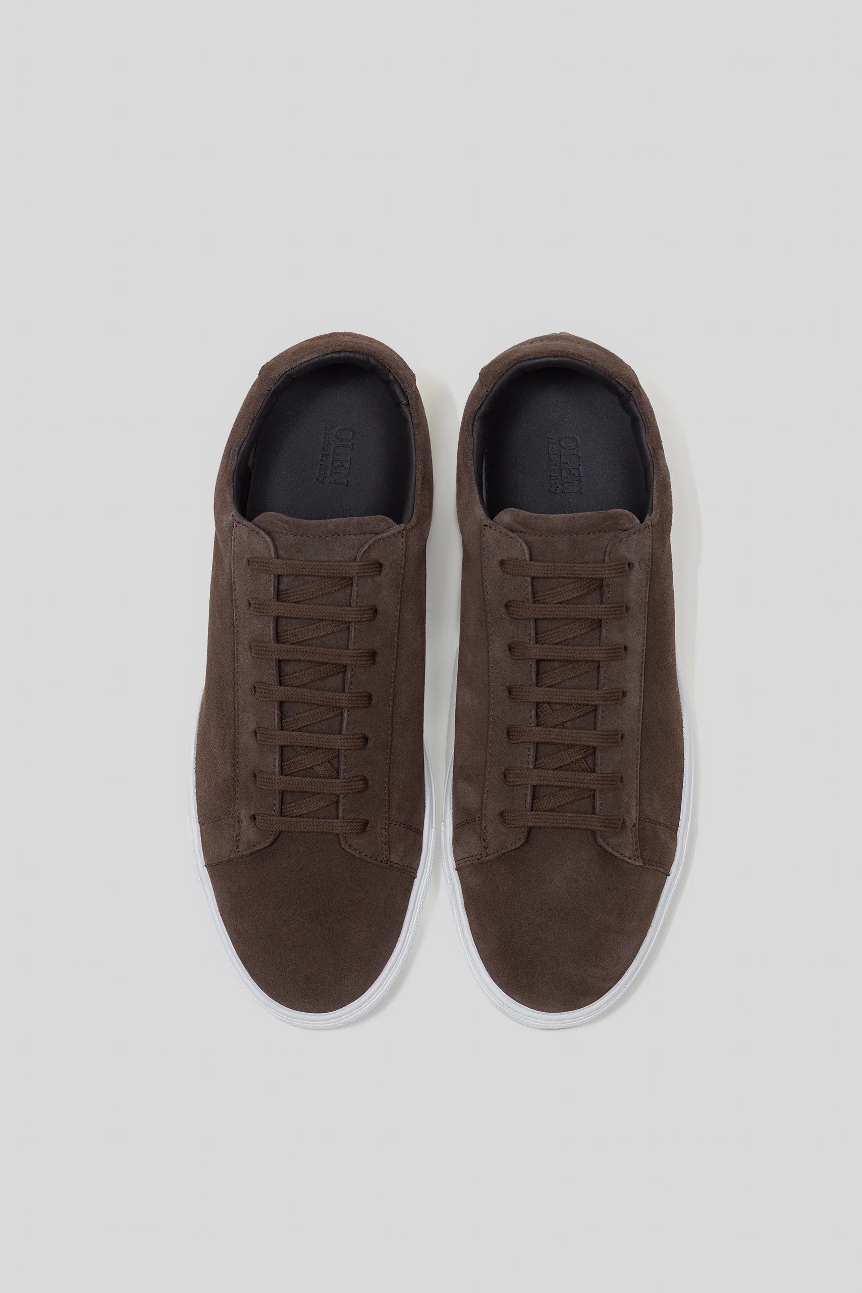 Dark Brown Suede Città Sneaker - Image 4