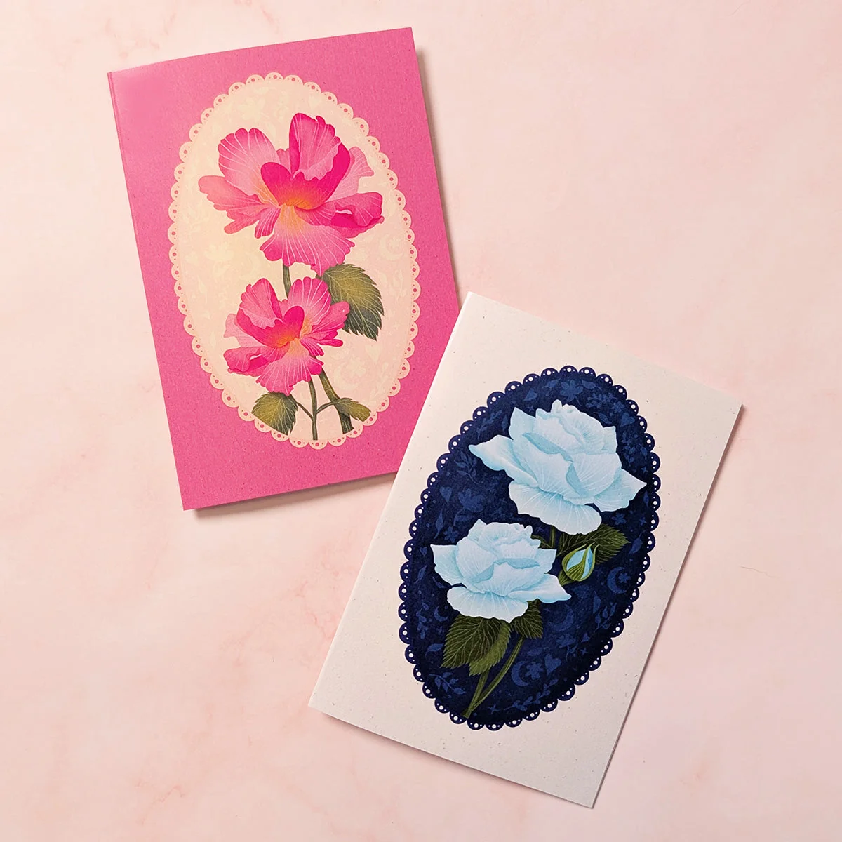 Bloom in Blue | Floral Mini Greeting Card - Image 7