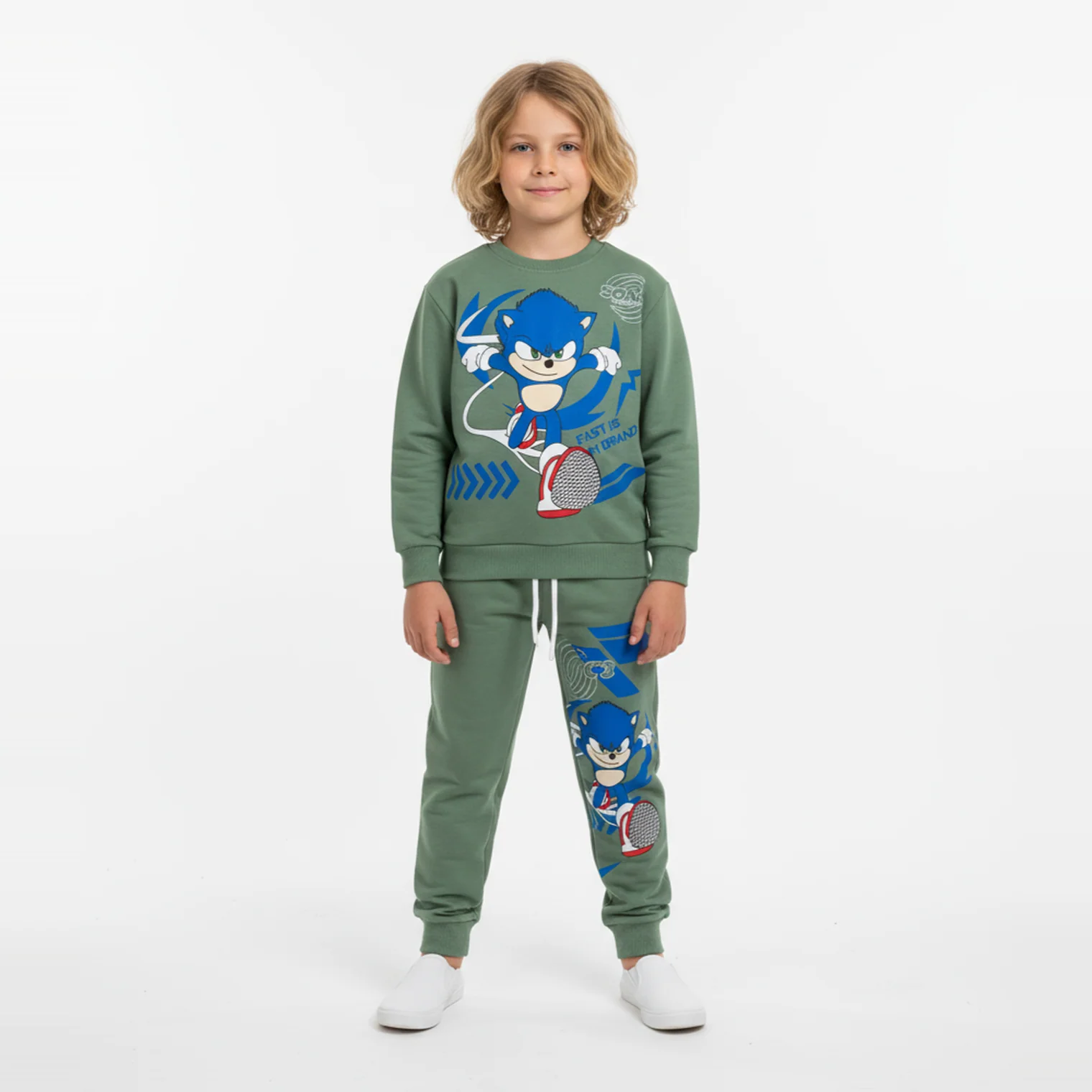Blue Flash Casual Jogger Set
