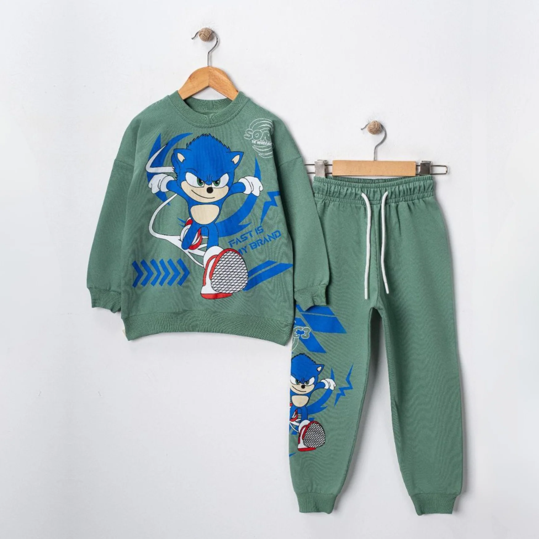Blue Flash Casual Jogger Set - Image 2