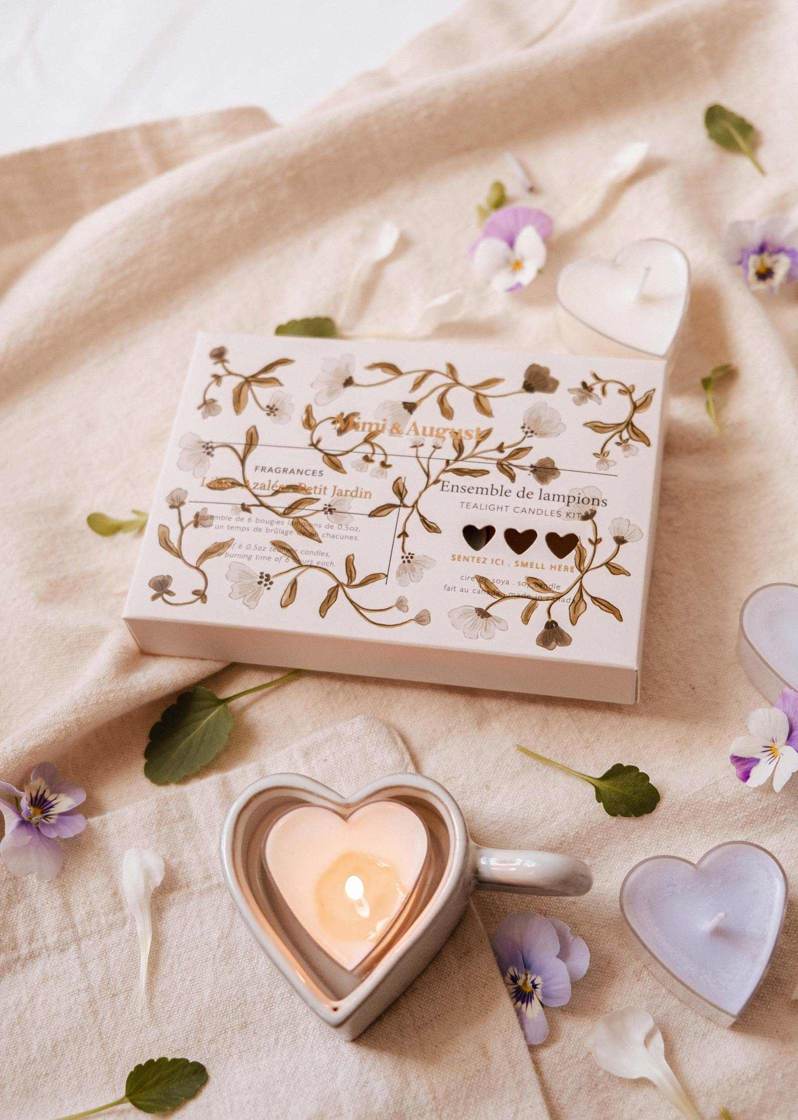 Blush Hearts Tealight Candle Kit - Image 3