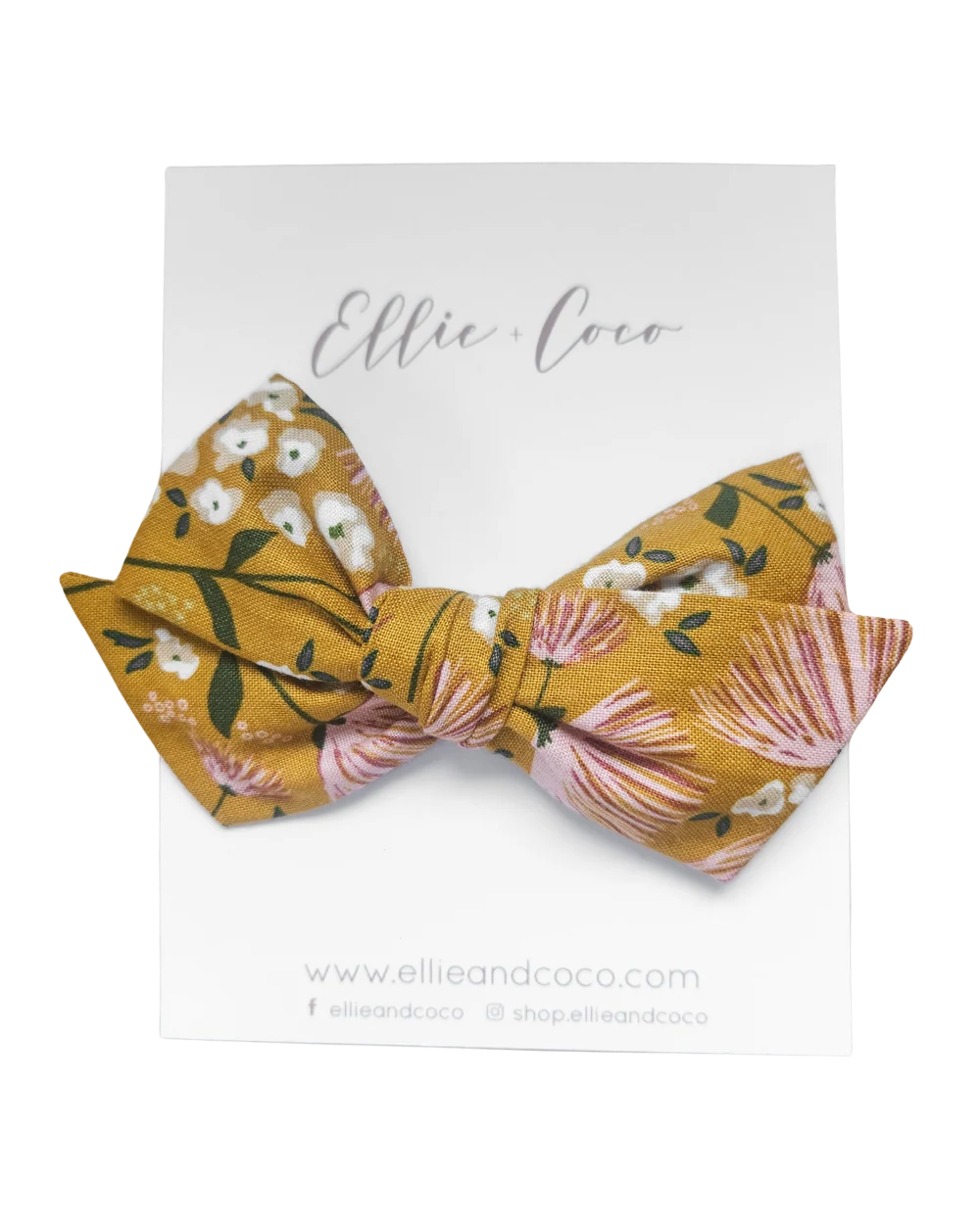 Blush 'n Butterscotch Oversize Bow