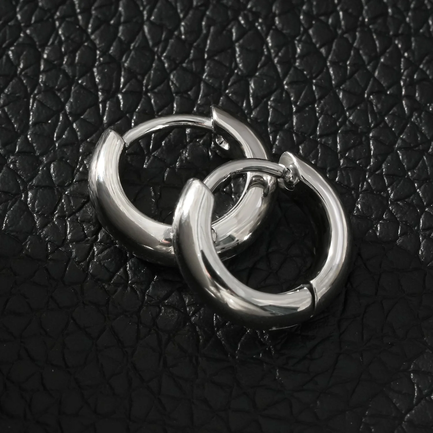 BOCHUM: Barely There, But Beautifully Noticeable Tiny Hoops in Silver - Image 4