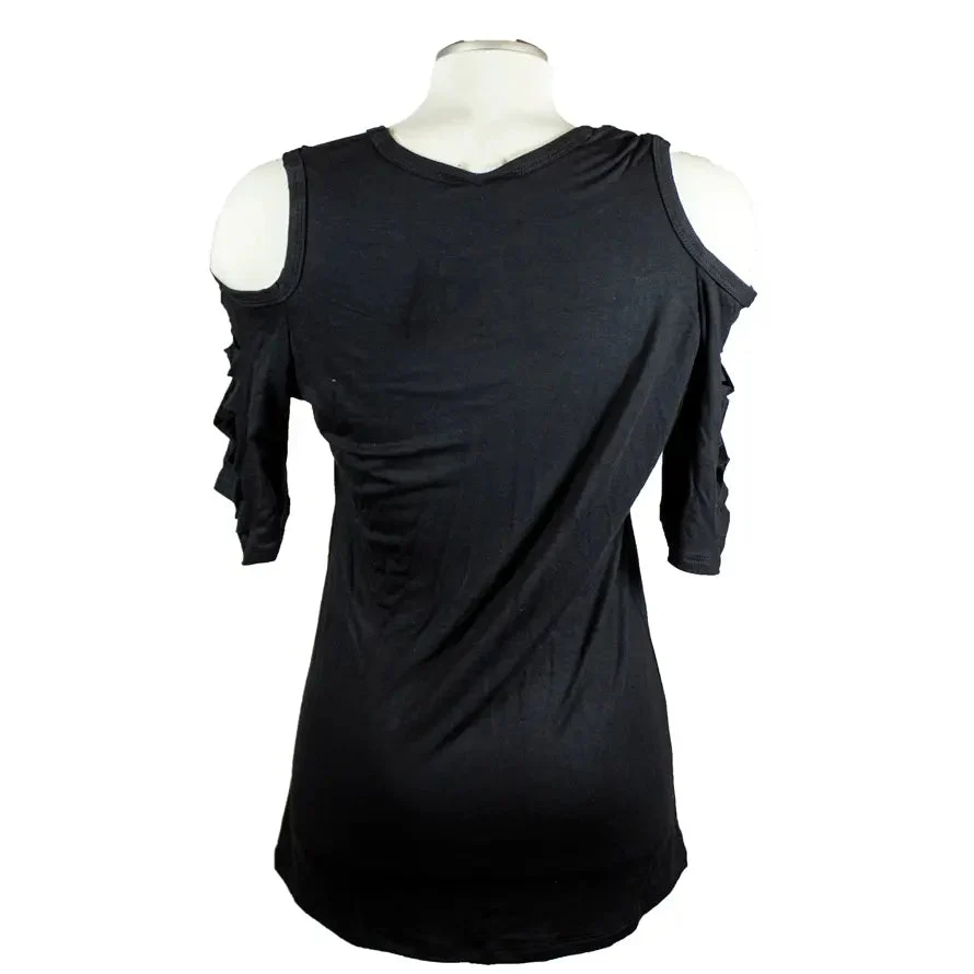 BOL Women's Devilish Open Shoulder Top - Image 4