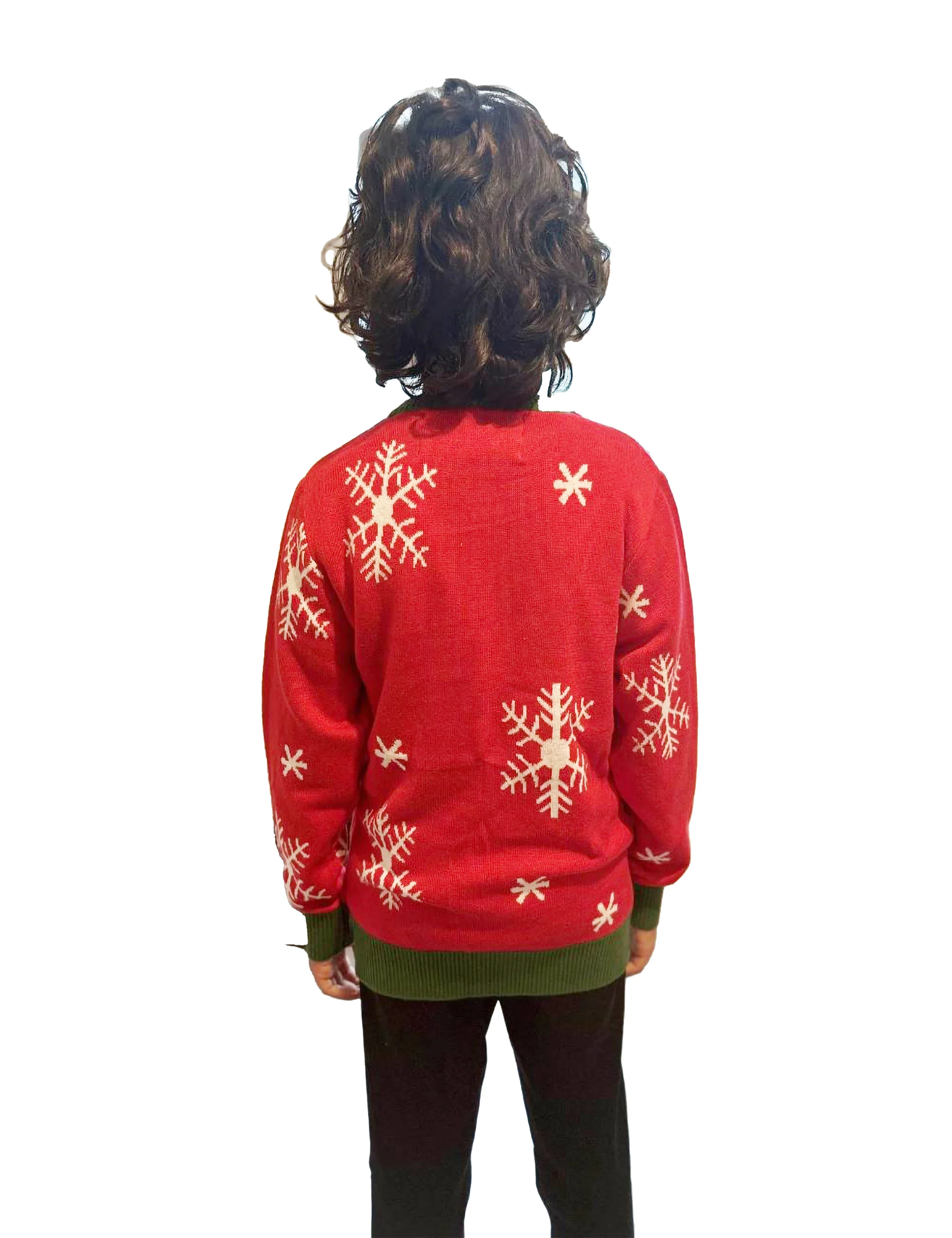 Boy Reindeer Sweater With a Pompom - Image 2