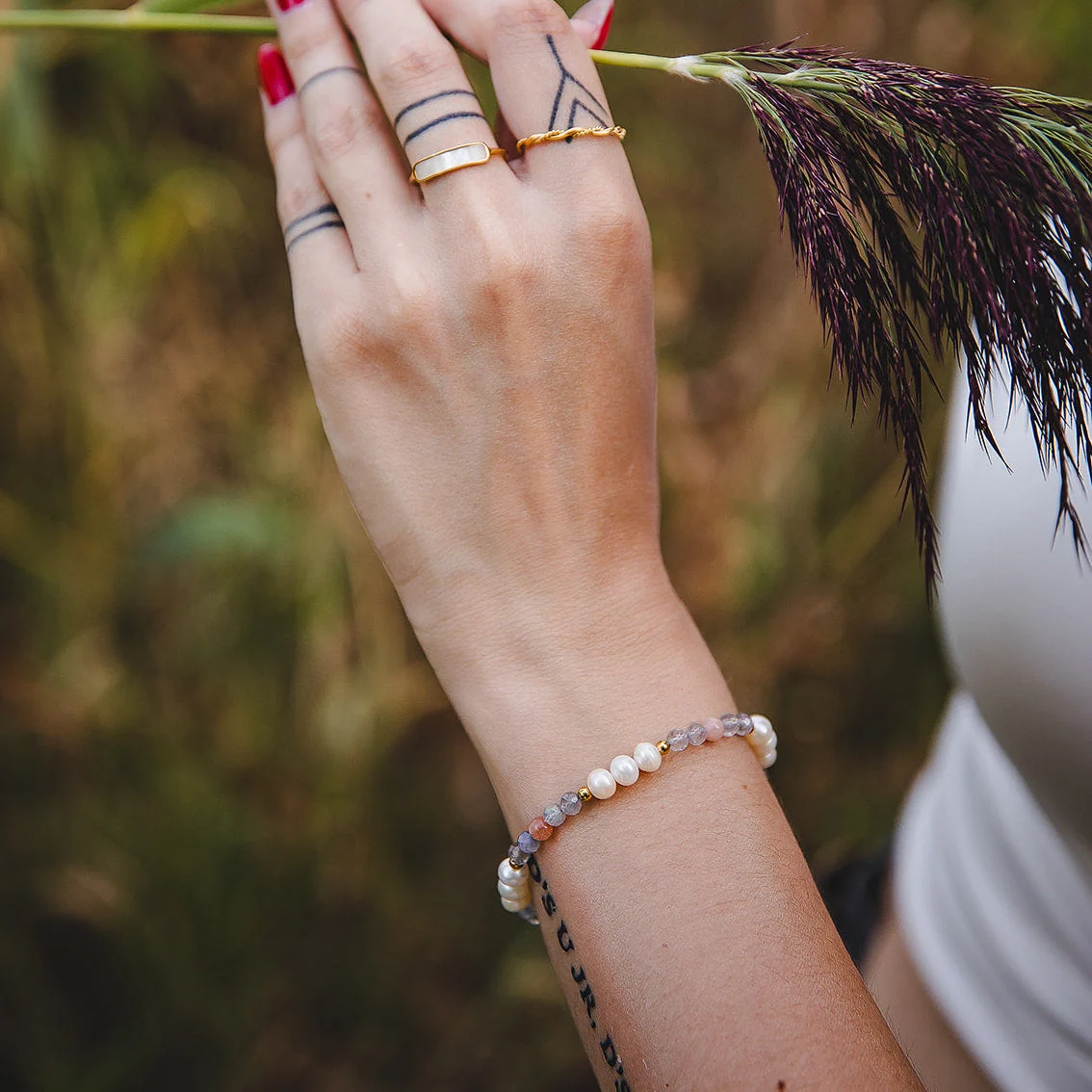 NÉRIDA | Bracelet perles d’eau douce pour femmes - Image 2