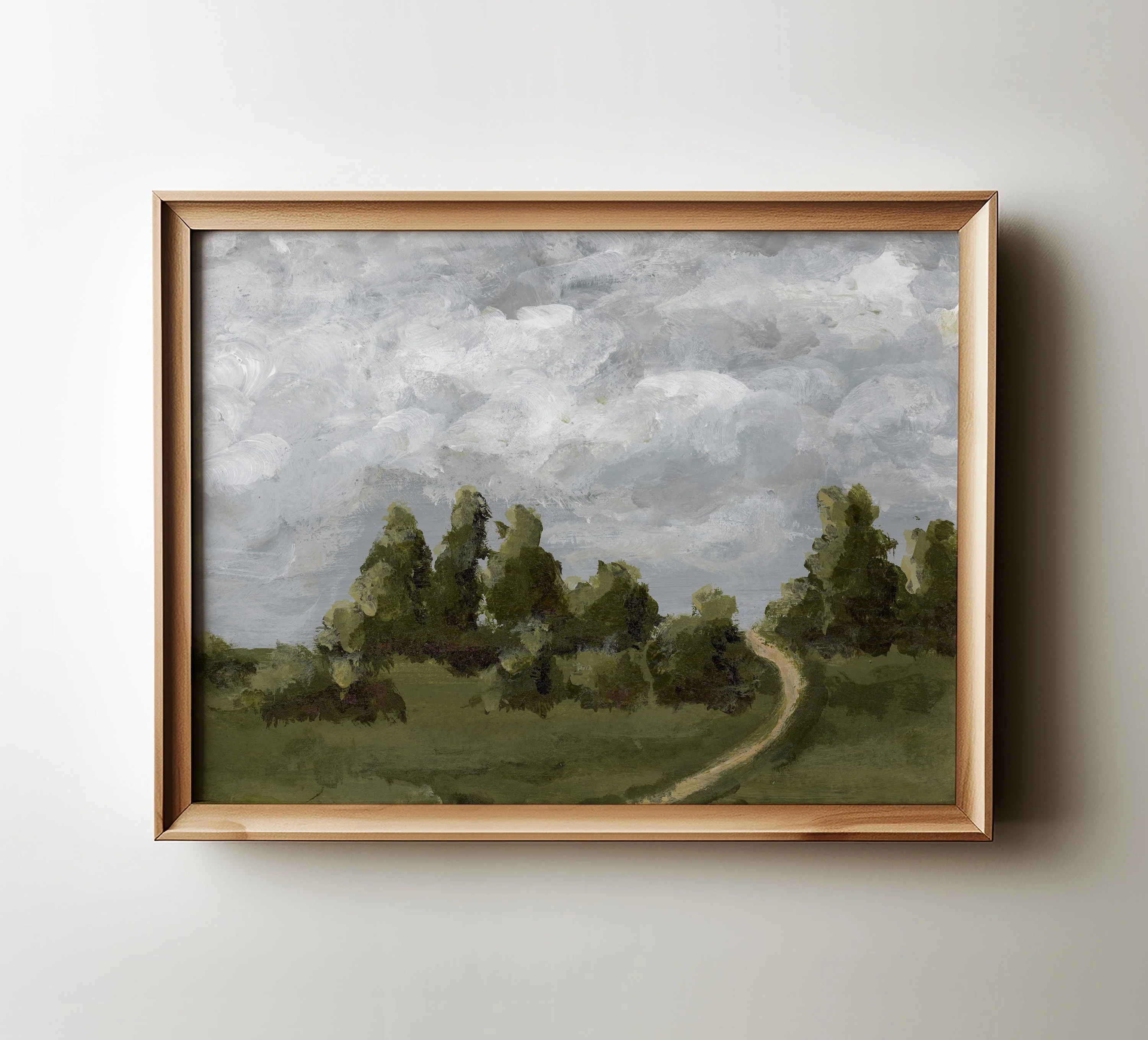 Brewing Storm | Landscape Art Print | Road Trip Series | RT130 - Image 3