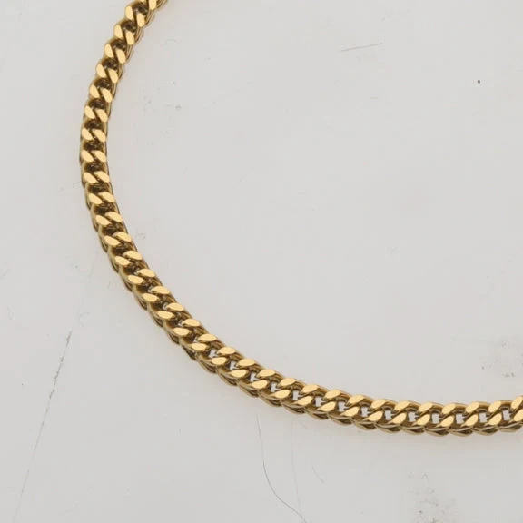 BRIELLA Cuban Link Chain Gold Bracelet - Image 3