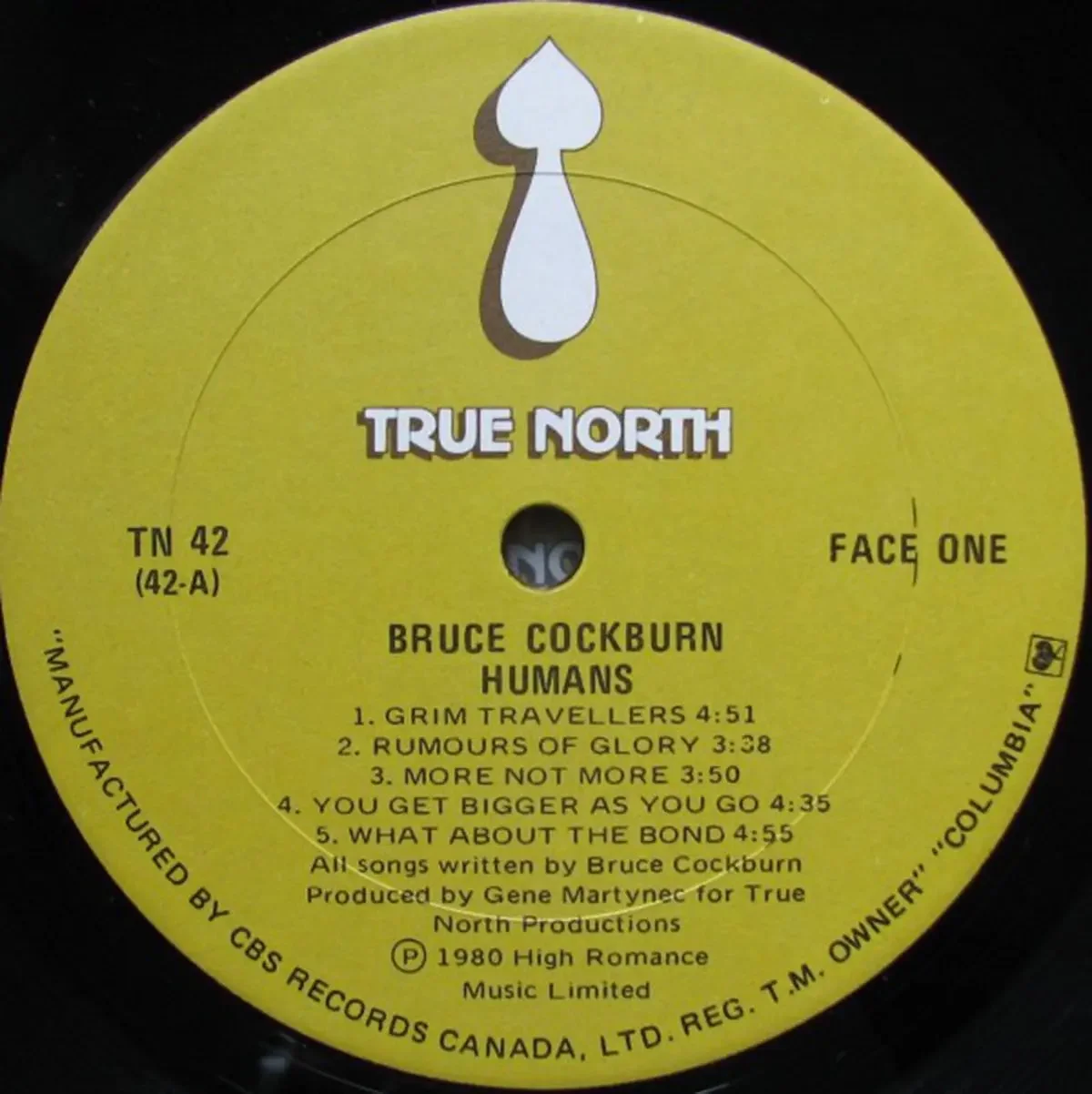 Bruce Cockburn ‎– Humans - 1980 Original - Image 3