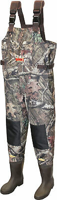 Bushline Outdoor Insulated Camo Chest Waders in Mossy Oak Print - Image 2