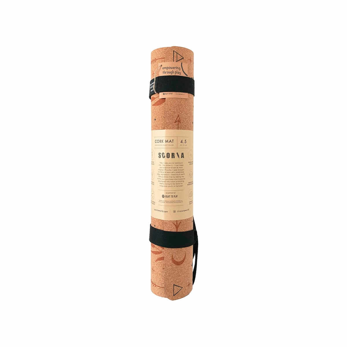 Butterfly Cork Yoga Mat | Standard 4.5MM or X-Thick 6MM - Image 3