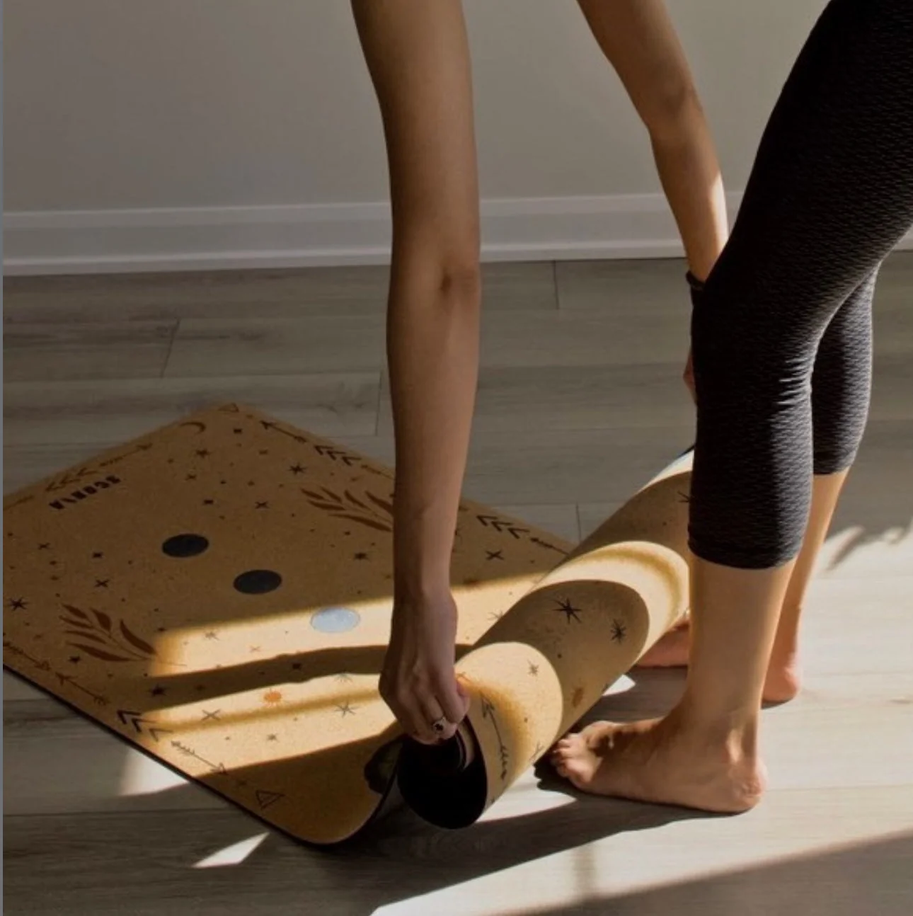 Butterfly Cork Yoga Mat | Standard 4.5MM or X-Thick 6MM - Image 6