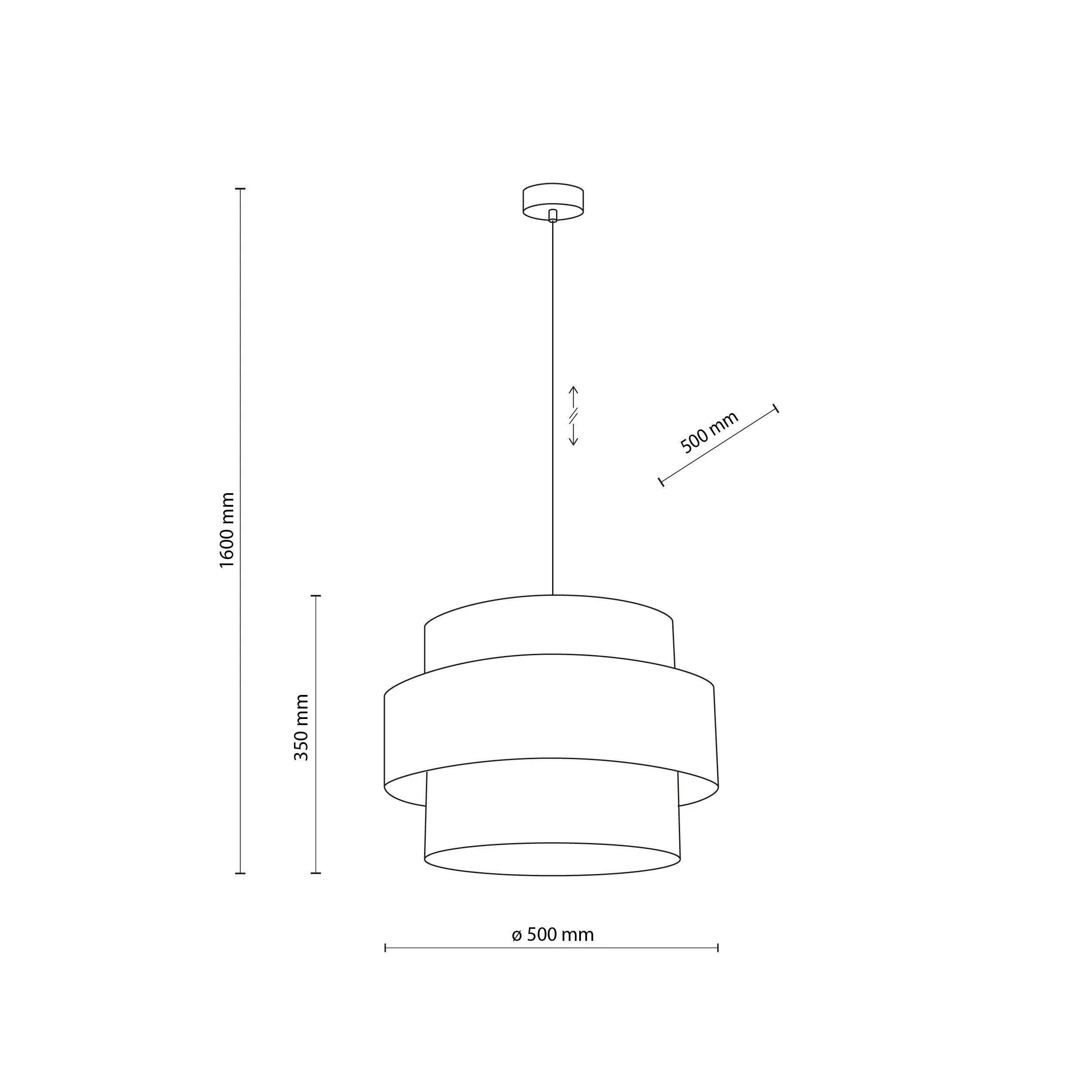 CALISTO Black Mid-Century Modern Pendant Light - Image 10