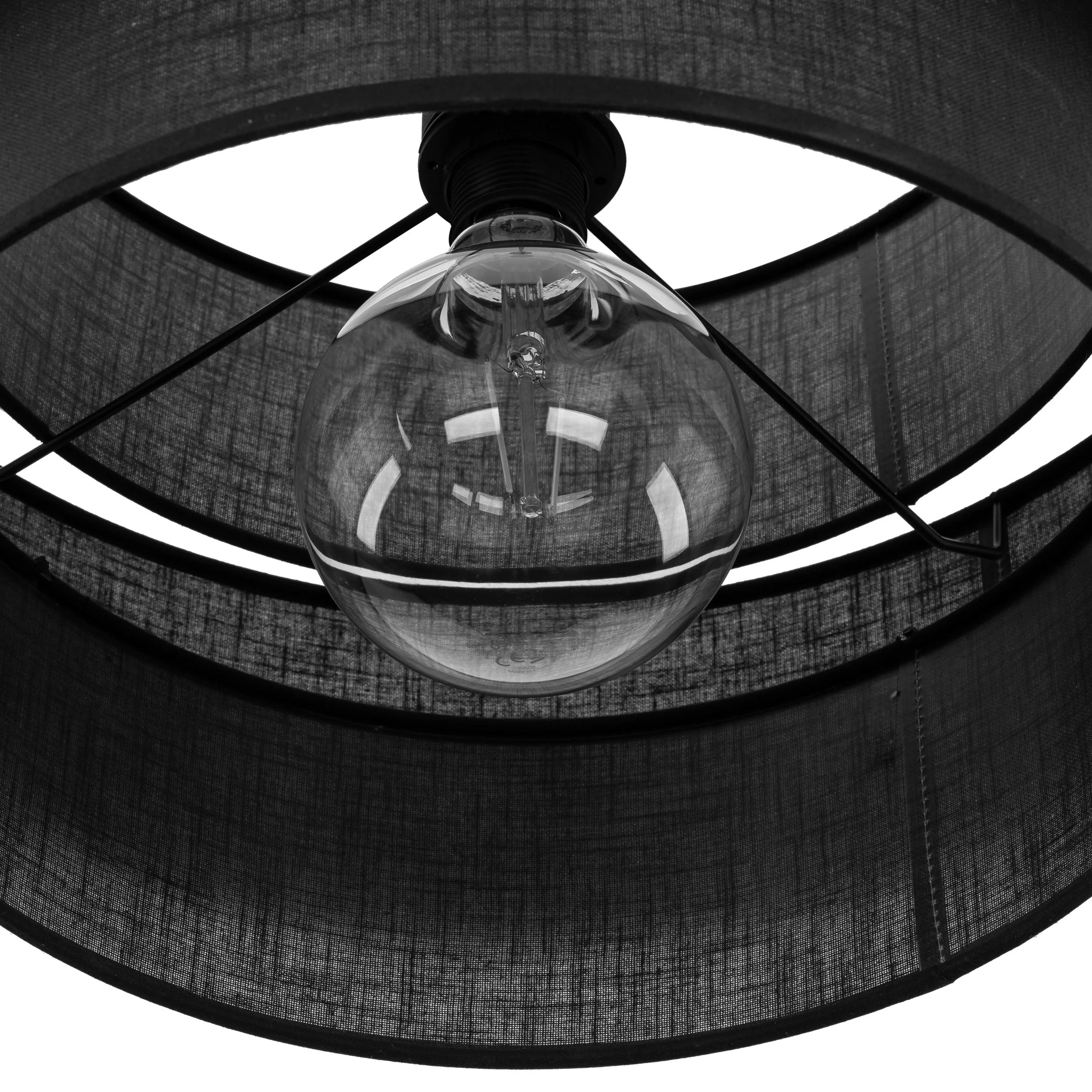 CALISTO Black Mid-Century Modern Pendant Light - Image 6