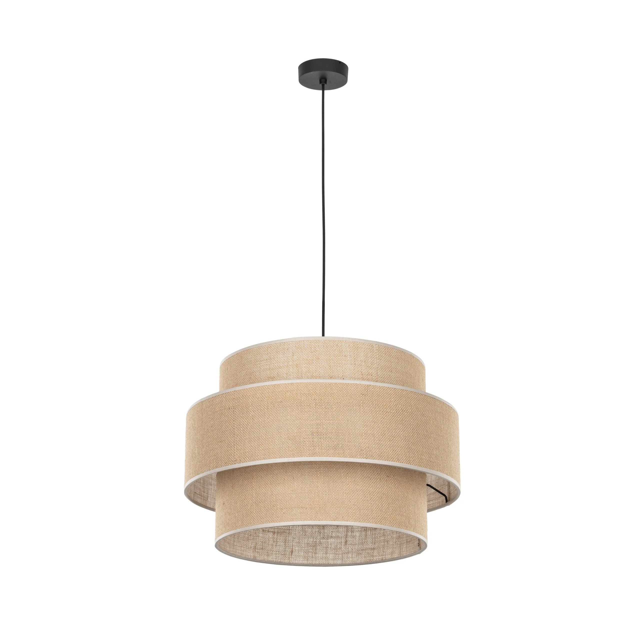 CALISTO JUTE Large Scandinavian Pendant Light for Bedroom, Living Room & Warm Natural Interiors - Image 6