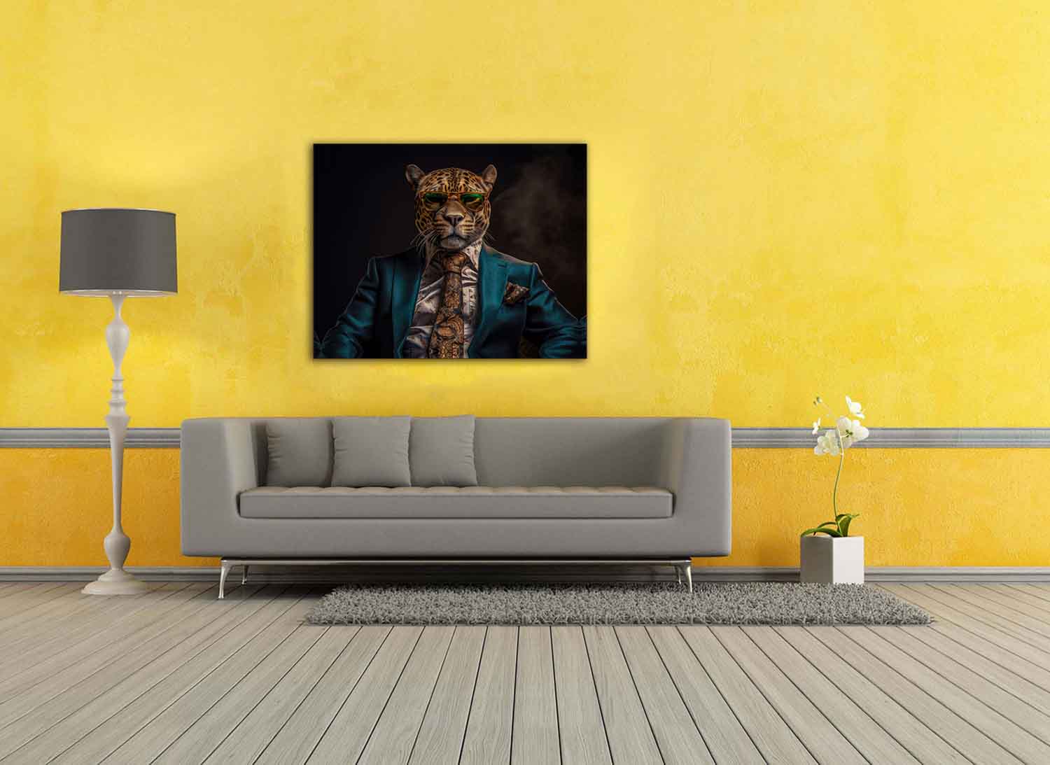 Canvas Print-Chief Leopard-Wall art - Image 3