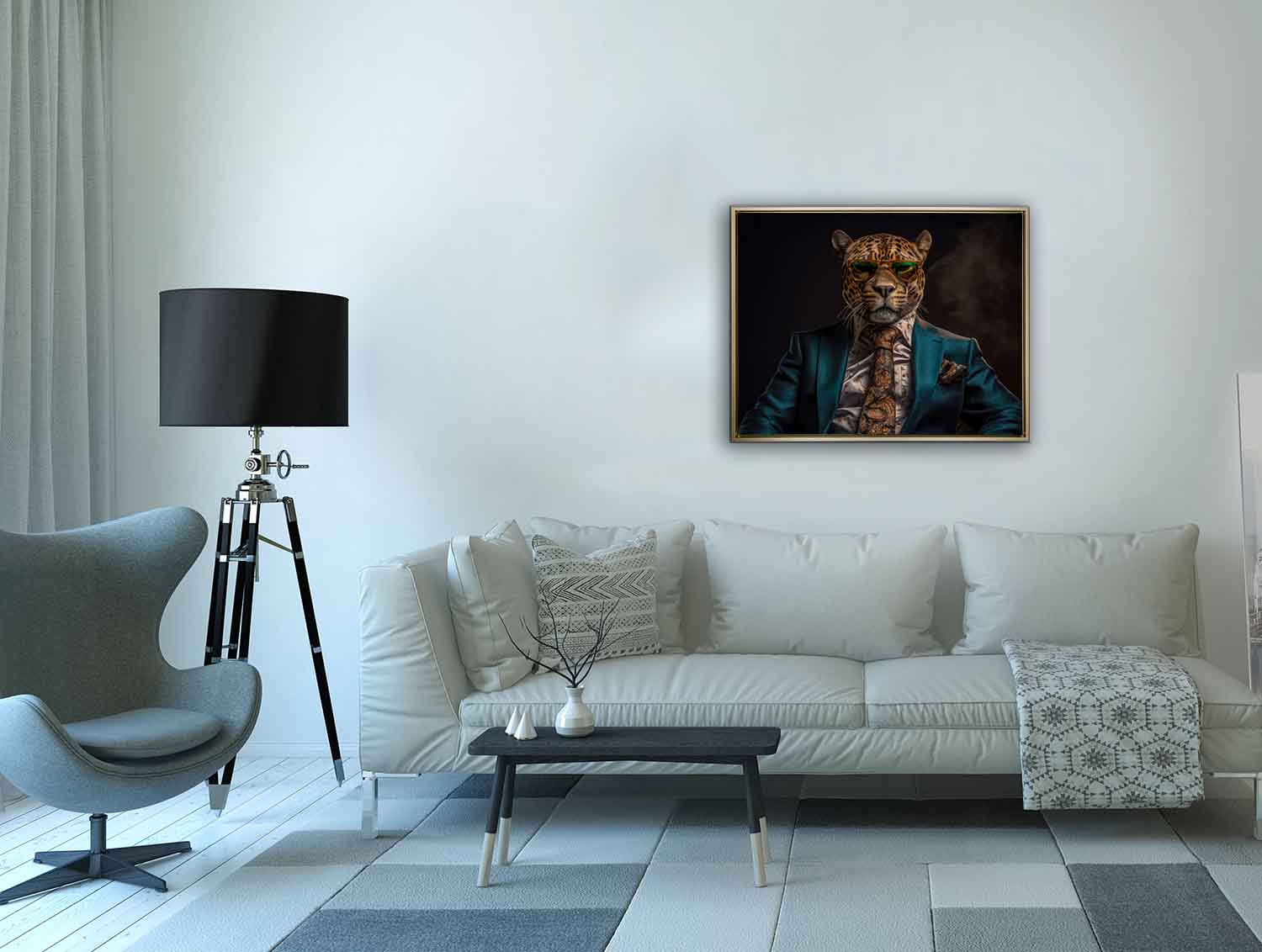 Canvas Print-Chief Leopard-Wall art - Image 5