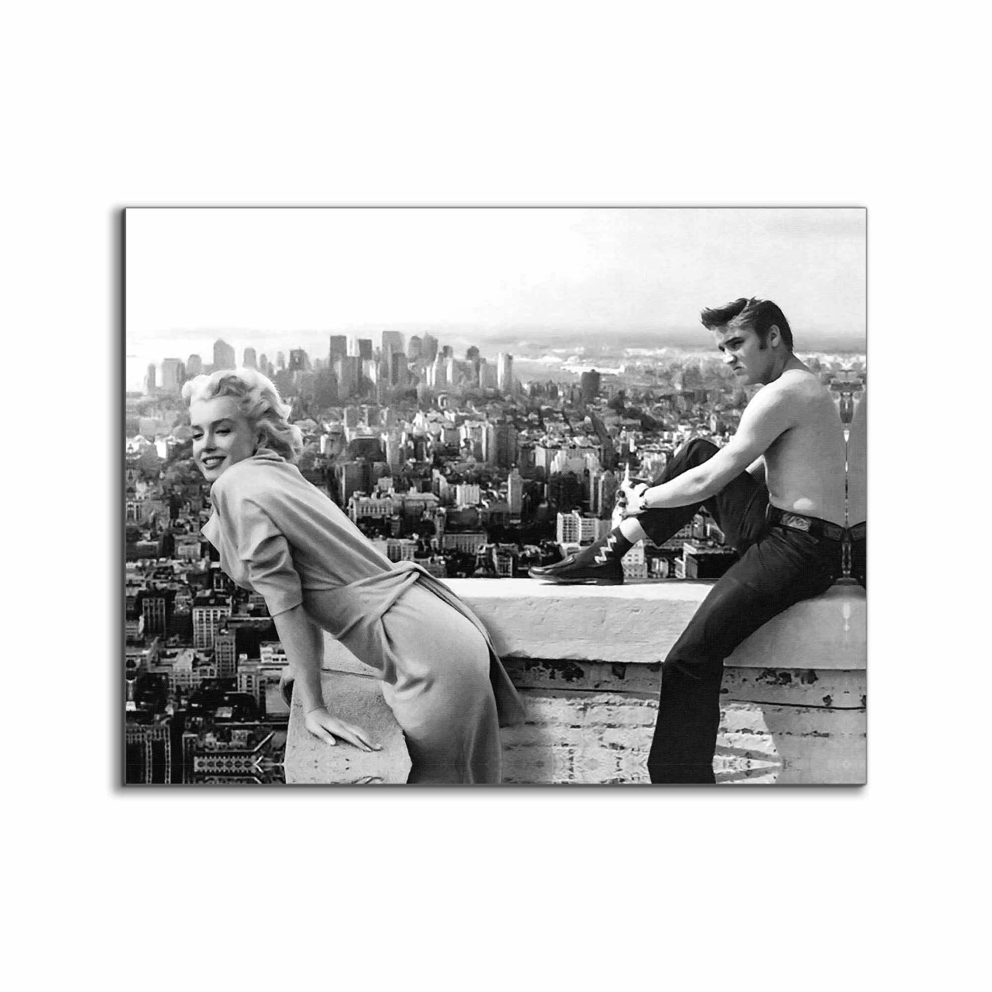 Canvas print Marilyn & Elvis - Wall Art Decor - Image 2