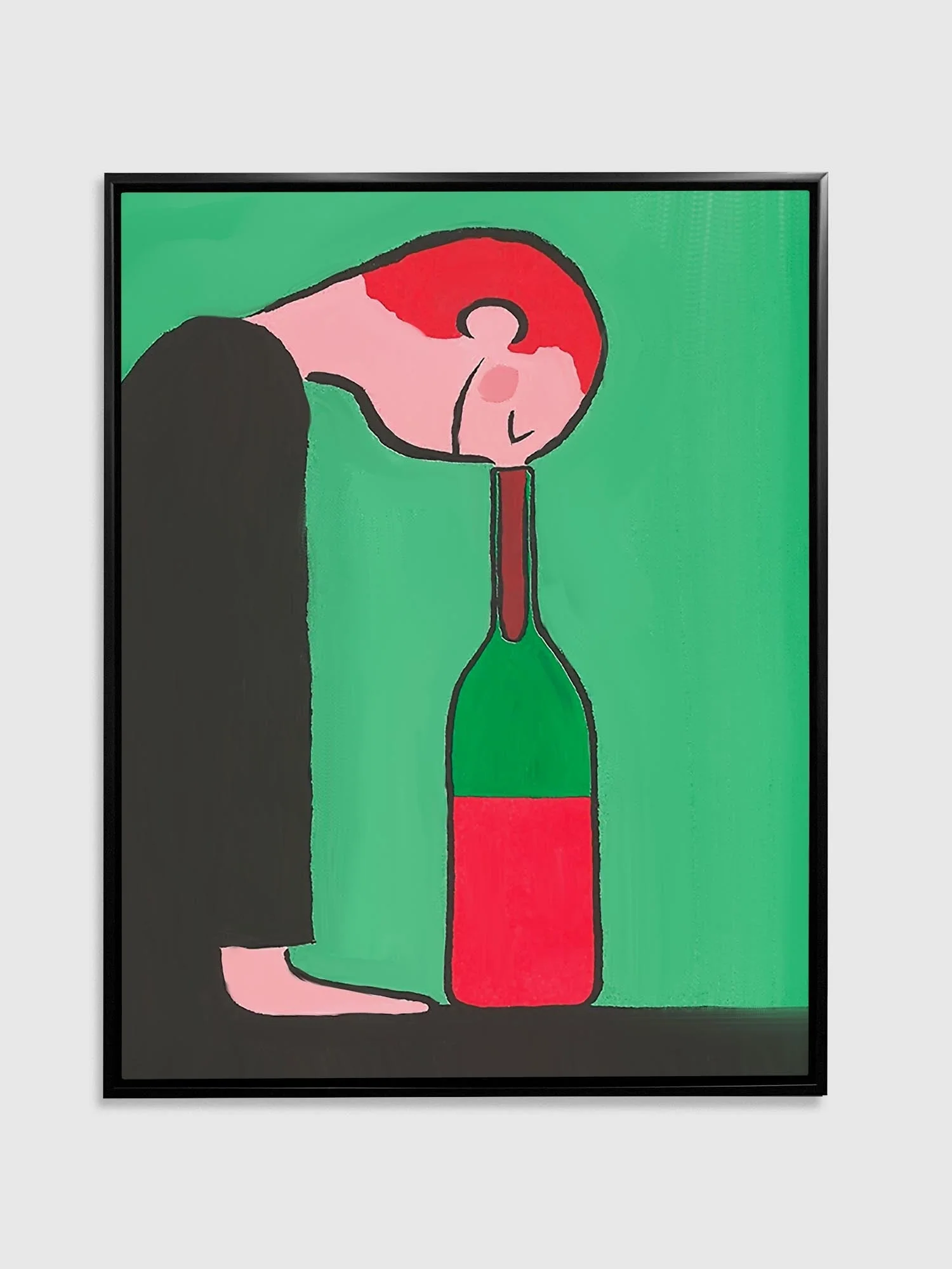 Canvas Wall Art- Enjoyment of wine- Wall Decor - Image 5