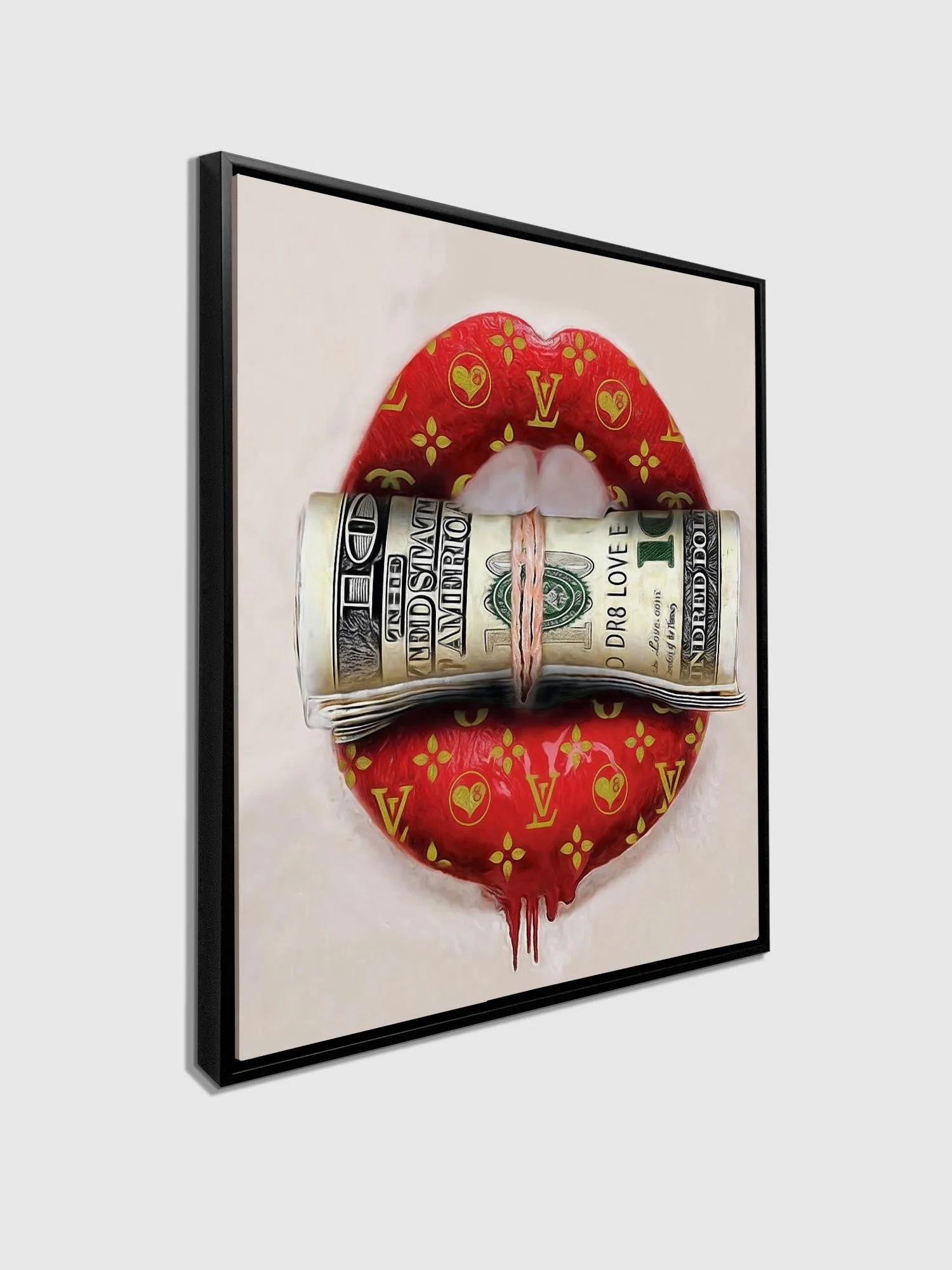 Canvas Wall Art "Put your money where your mouth is" Wall Decor - Image 6