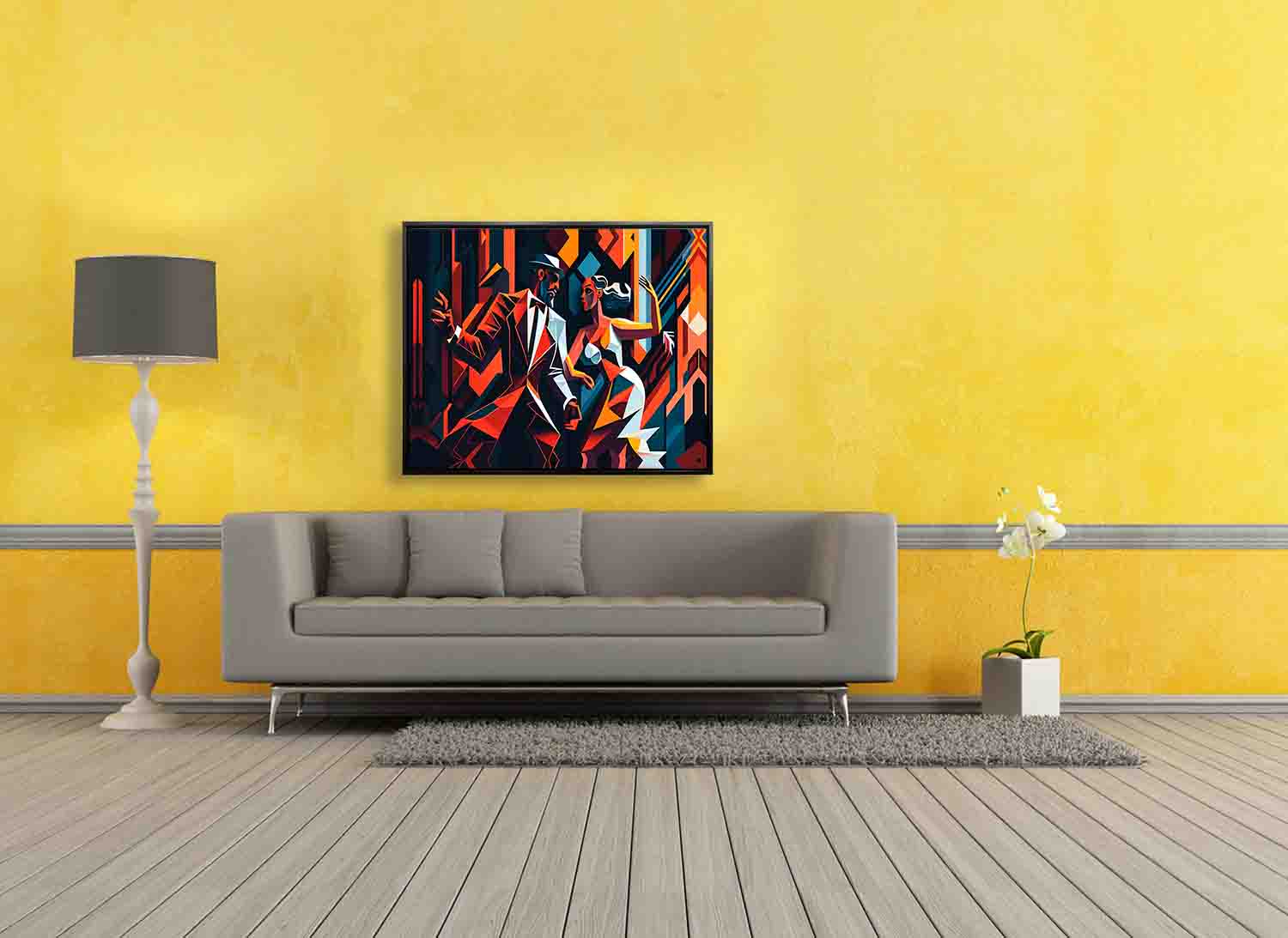 Canvas Wall Art-Tango in the city- Modern Art - Image 6