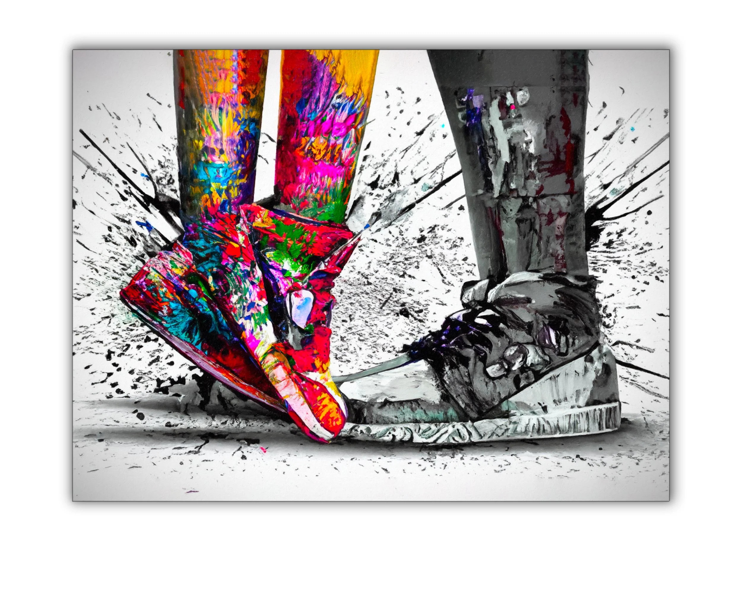 Canvas Wall Art- The encounter- Wall Decor